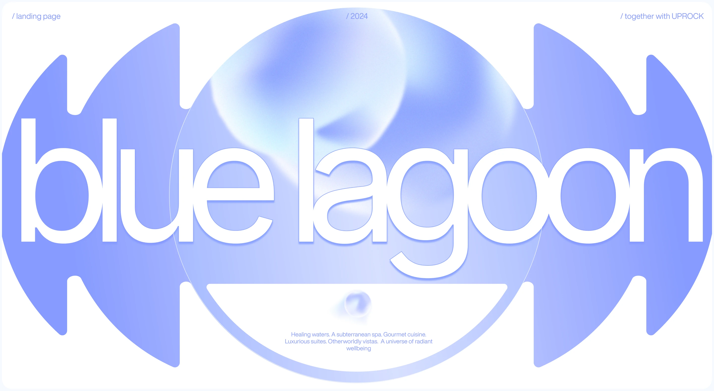 BLUE LAGOON | Landing Page — Изображение №1 — Интерфейсы на Dprofile
