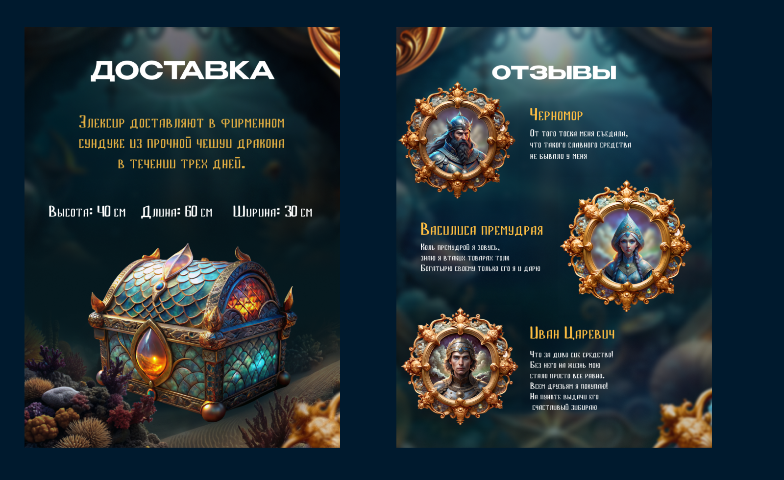 Дизайн карточки  сказочного товара — Изображение №7 — Графика, Маркетинг на Dprofile