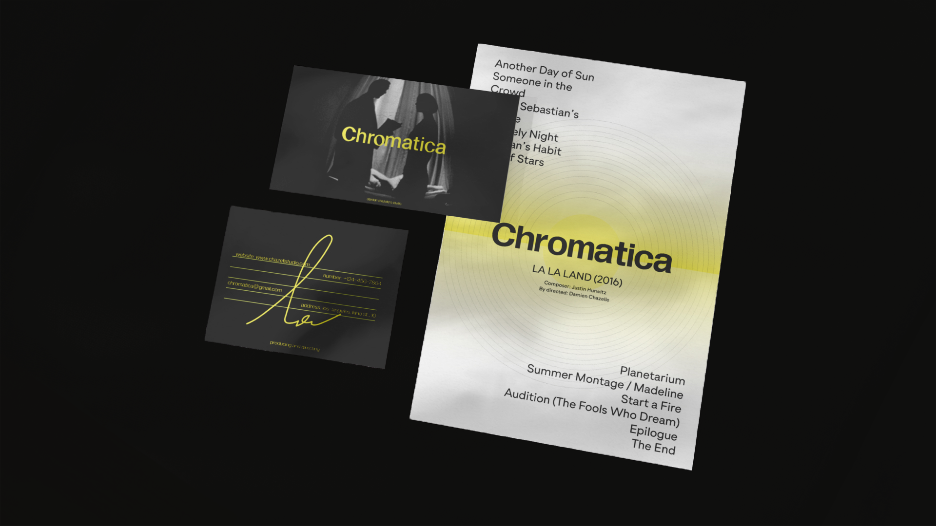 CHROMATICA  — бренд киностудии — Изображение №11 — Брендинг, Анимация на Dprofile