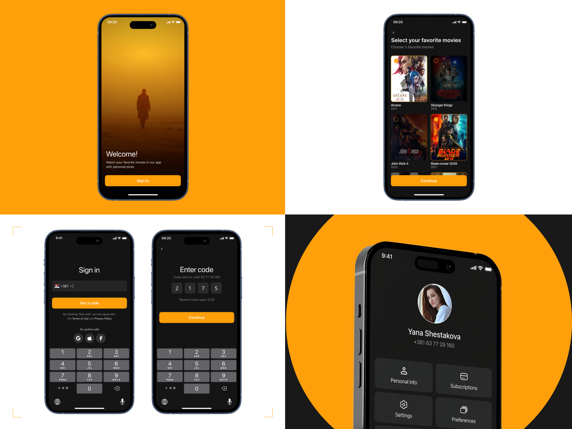 Online cinema mobile app — Изображение №6 — Интерфейсы на Dprofile