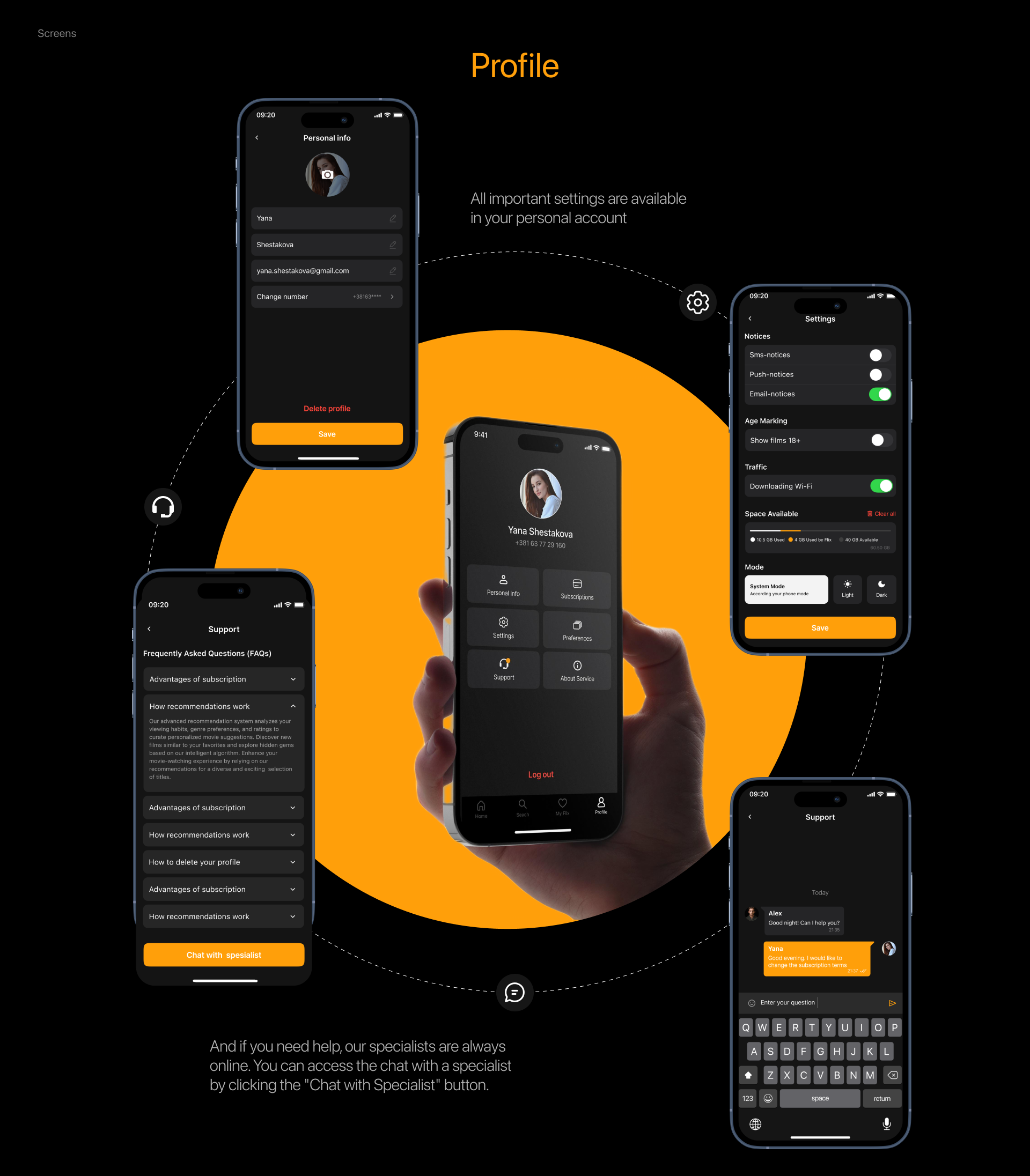 Online cinema mobile app — Изображение №16 — Интерфейсы на Dprofile