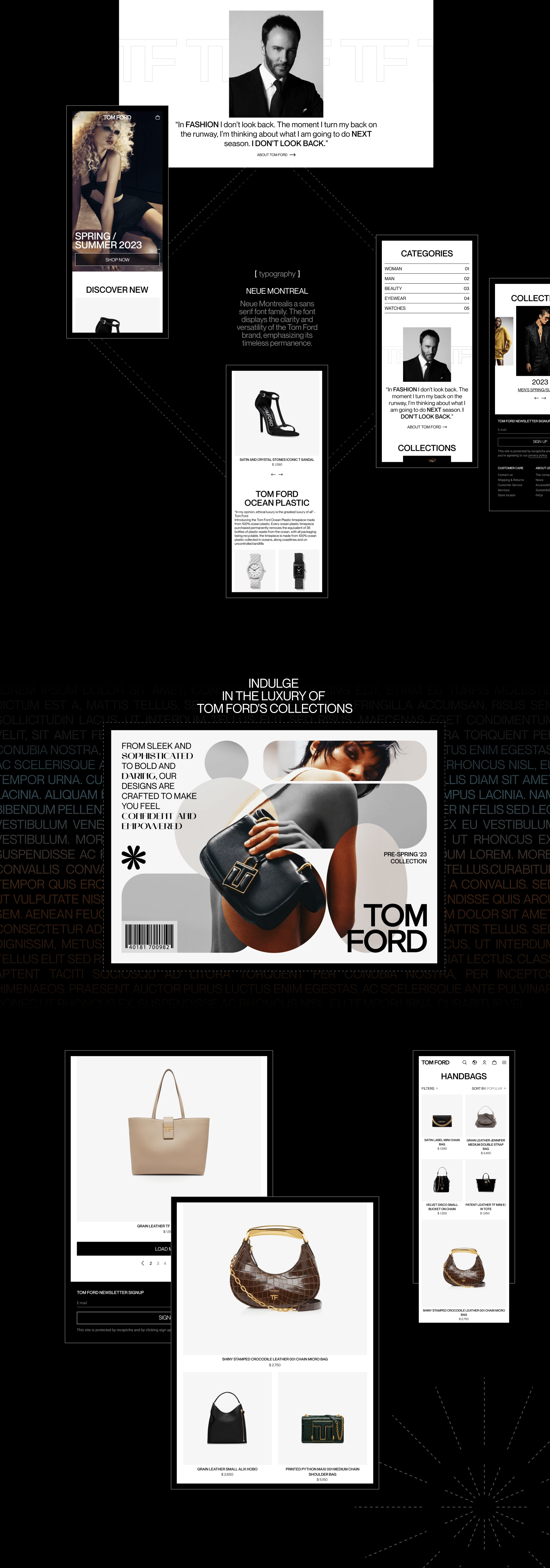 TOM FORD | E-commerce redesign — Изображение №2 — Интерфейсы, Графика на Dprofile