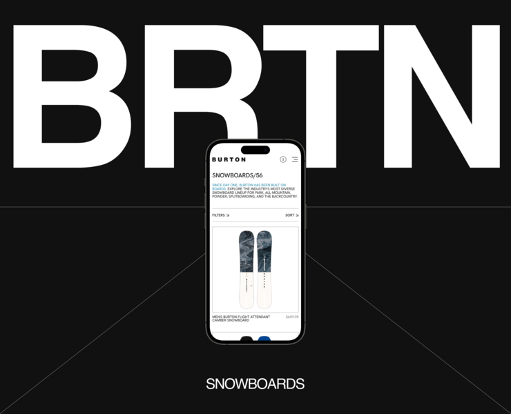 BURTON SNOWBOARDS/ website concept на Dprofile