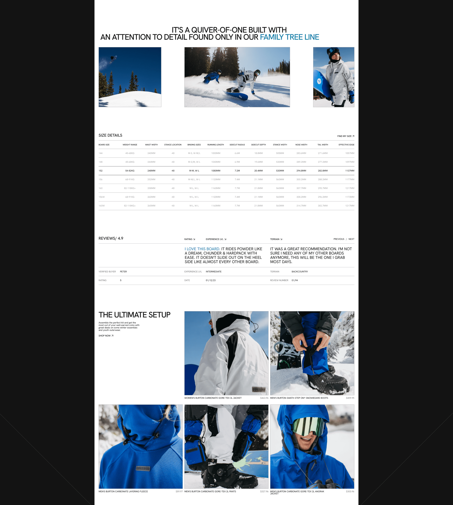 BURTON SNOWBOARDS/ website concept — Изображение №15 — Интерфейсы, Брендинг на Dprofile