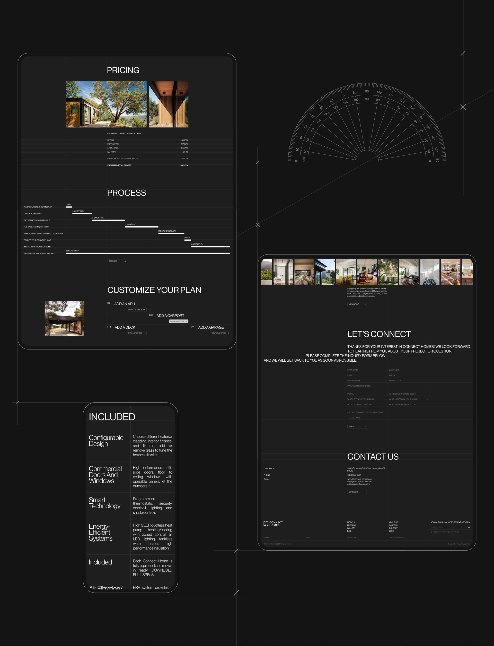 CONNECT HOMES/ website concept — Изображение №10 — Интерфейсы, Брендинг на Dprofile