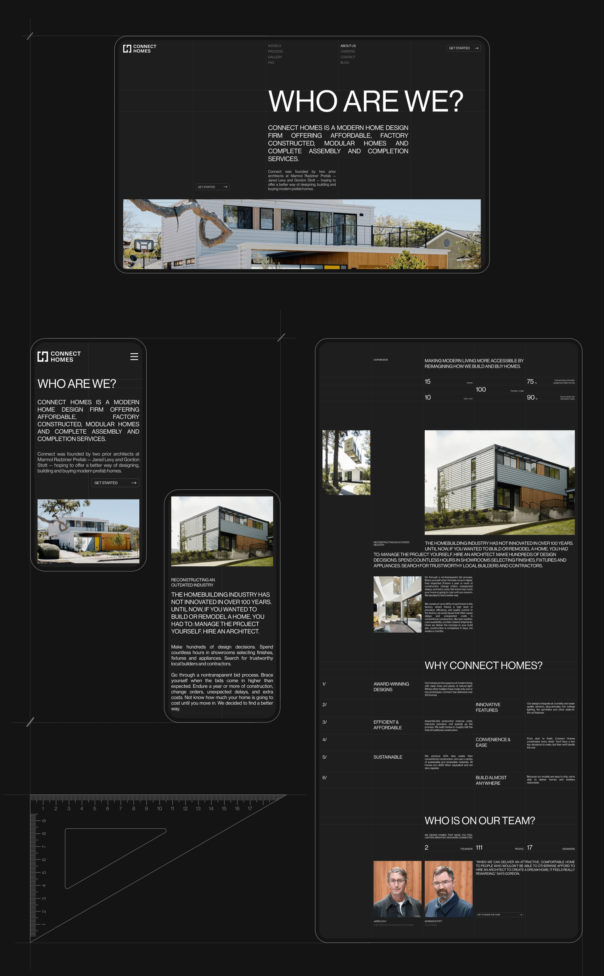 CONNECT HOMES/ website concept — Изображение №15 — Интерфейсы, Брендинг на Dprofile
