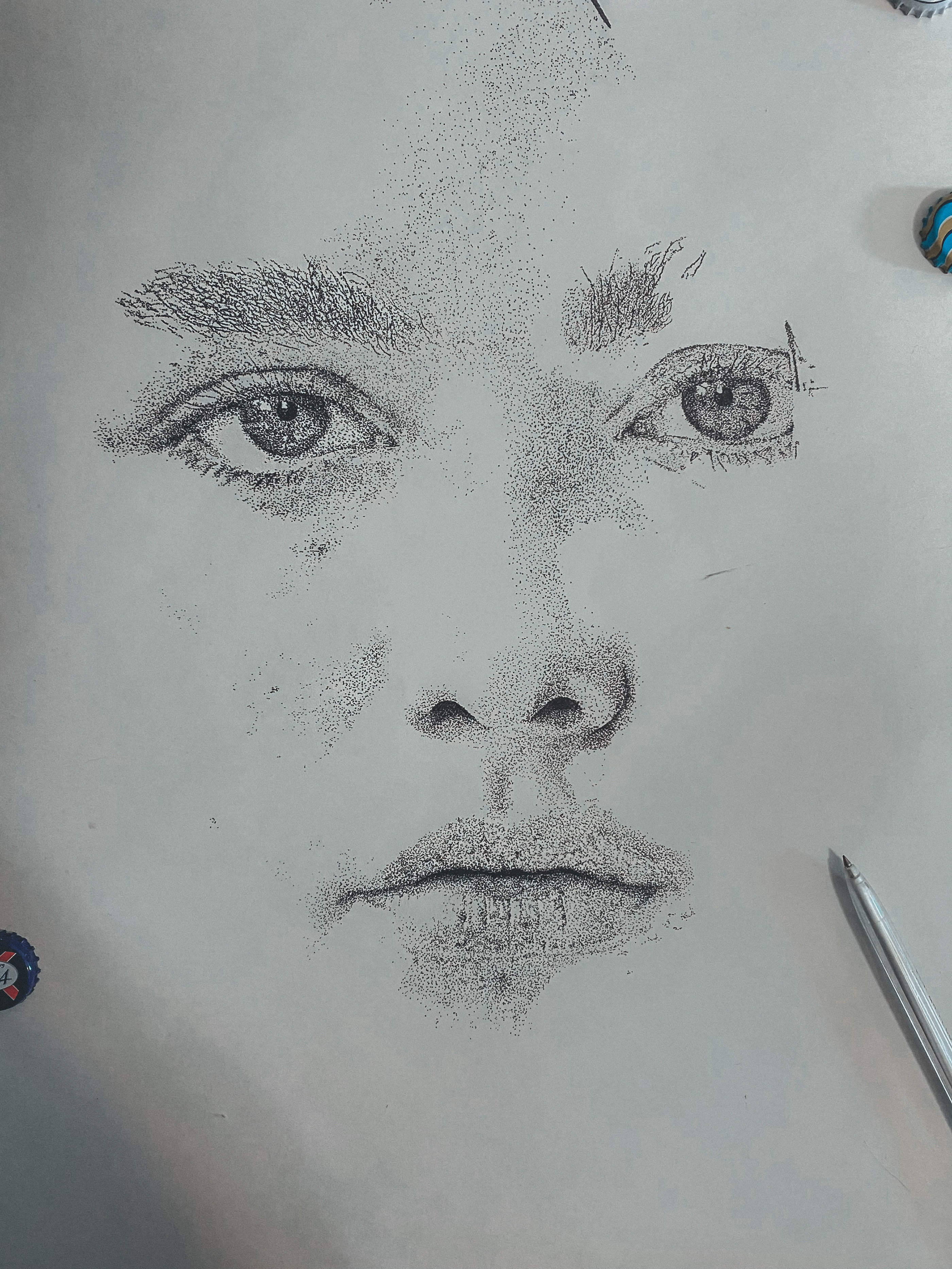 hand drawing dot / pugh / A2 / not ended — Изображение №1 — Иллюстрация на Dprofile