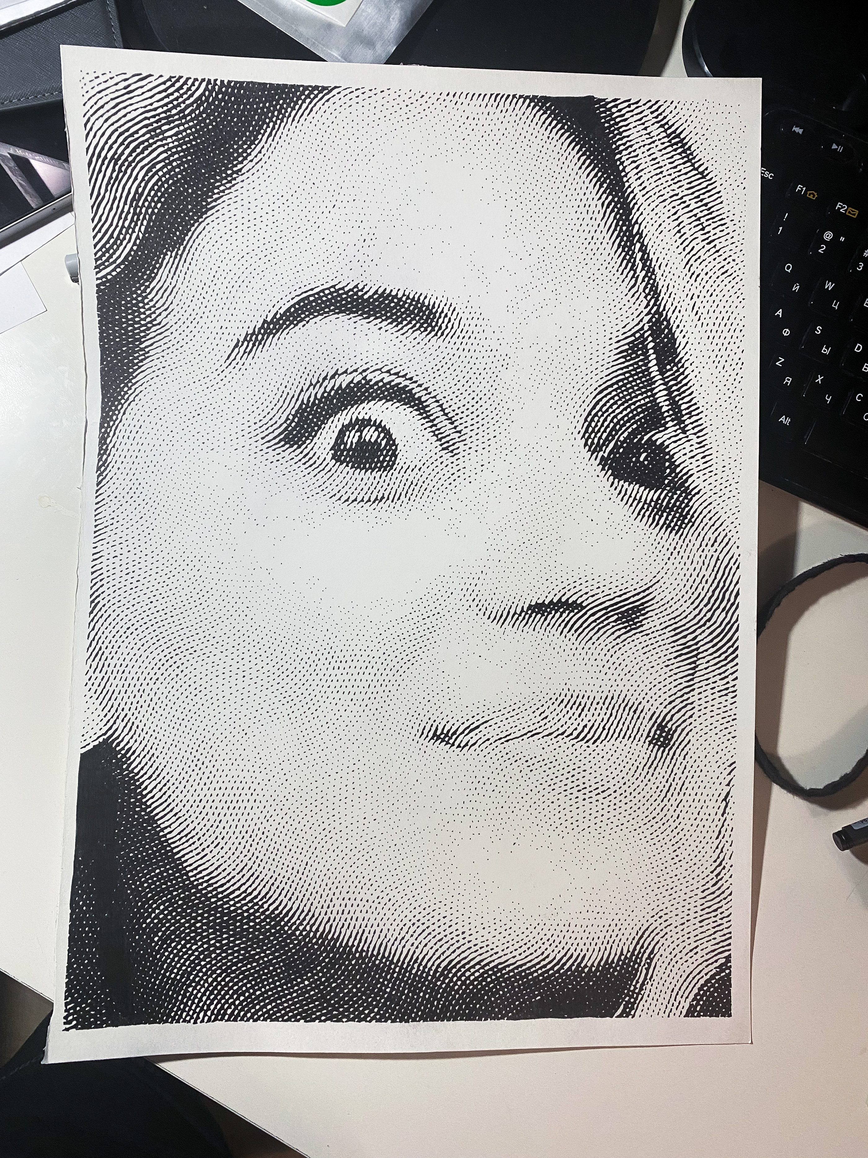 portrait / A3 / cute diana / ~14 hours — Изображение №6 — Иллюстрация на Dprofile