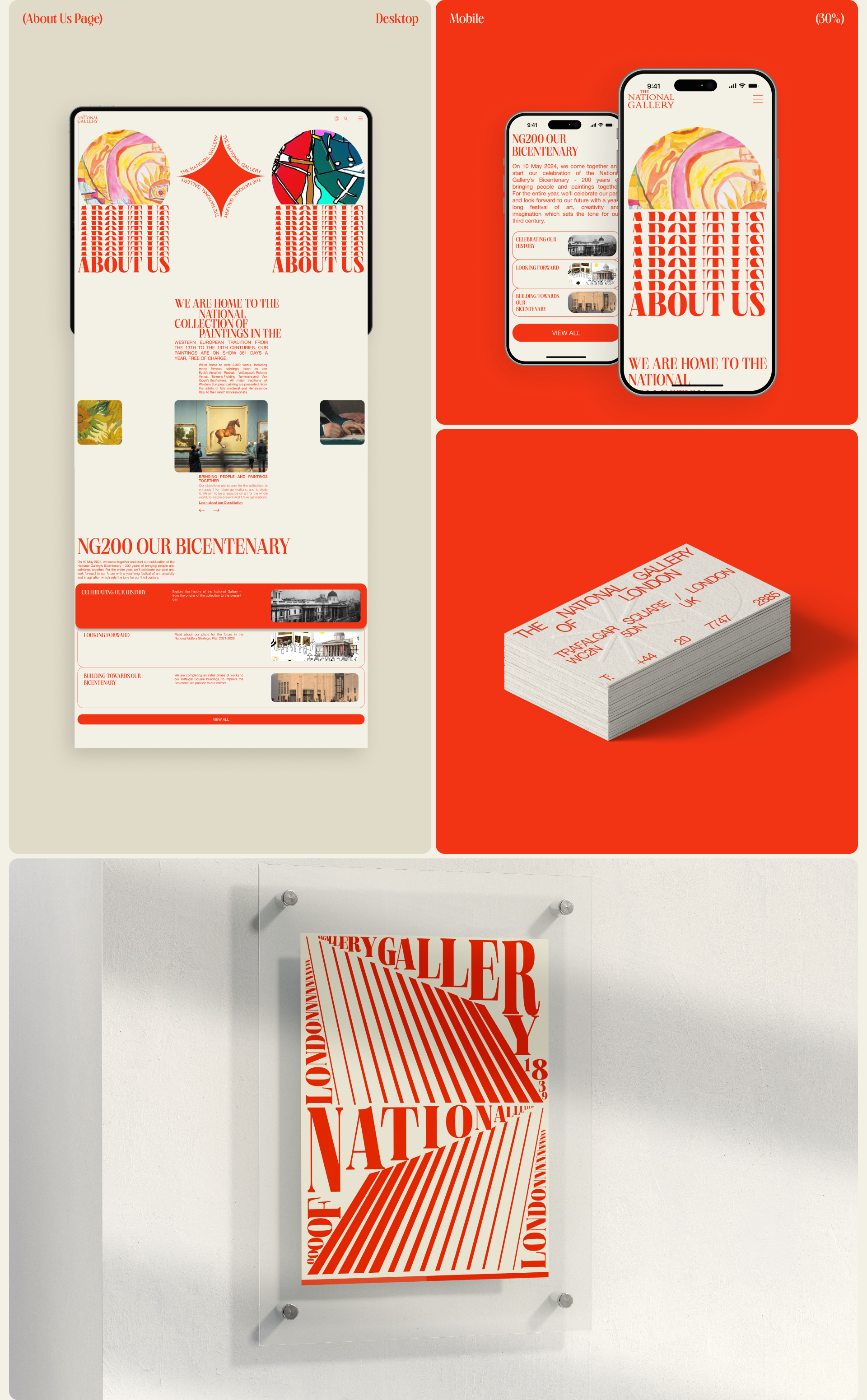 THE NATIONAL GALLERY - Website & Brand identity — Изображение №6 — Интерфейсы, Брендинг на Dprofile