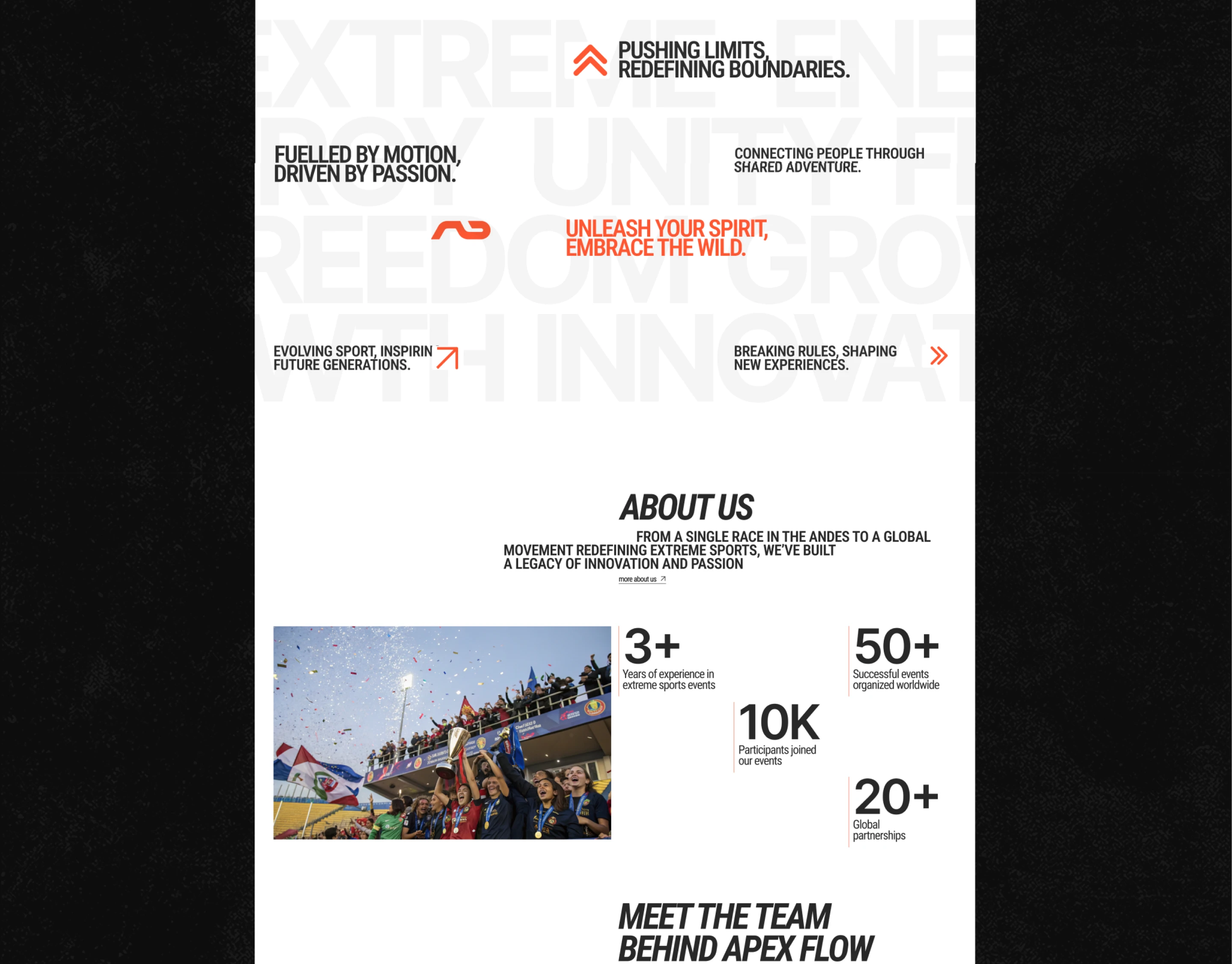 APEX FLOW [Corporate Website] — Изображение №4 — Интерфейсы на Dprofile