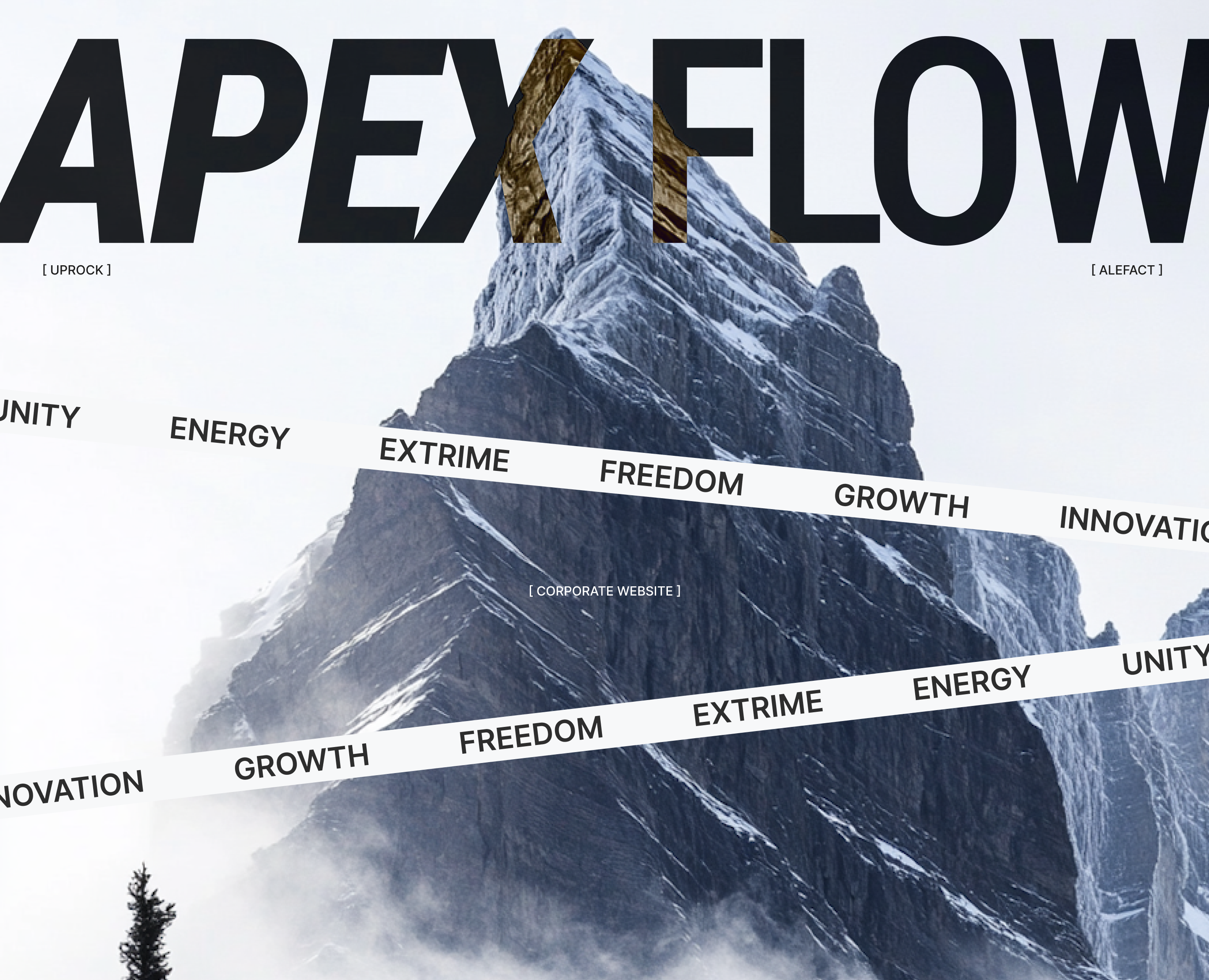 APEX FLOW [Corporate Website] — Интерфейсы на Dprofile