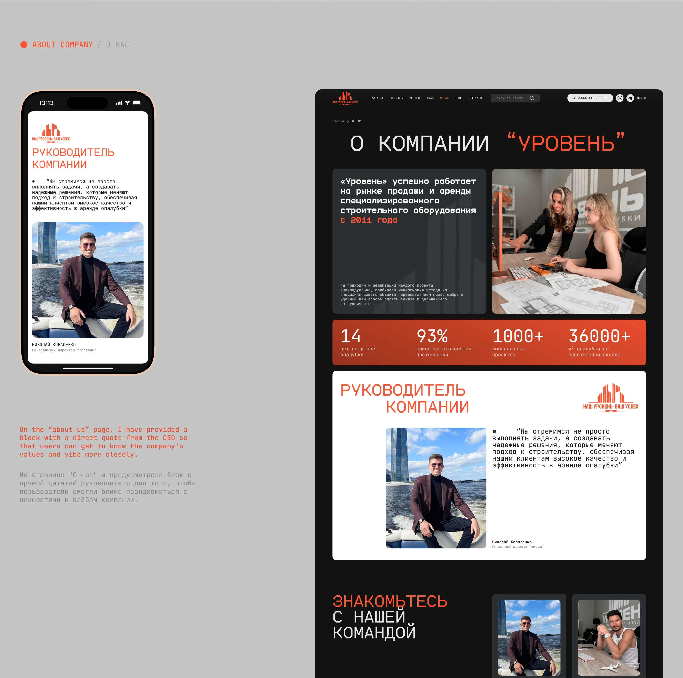 Редизайн корпоративного сайта поставщика опалубки — Изображение №16 — Интерфейсы, Брендинг на Dprofile