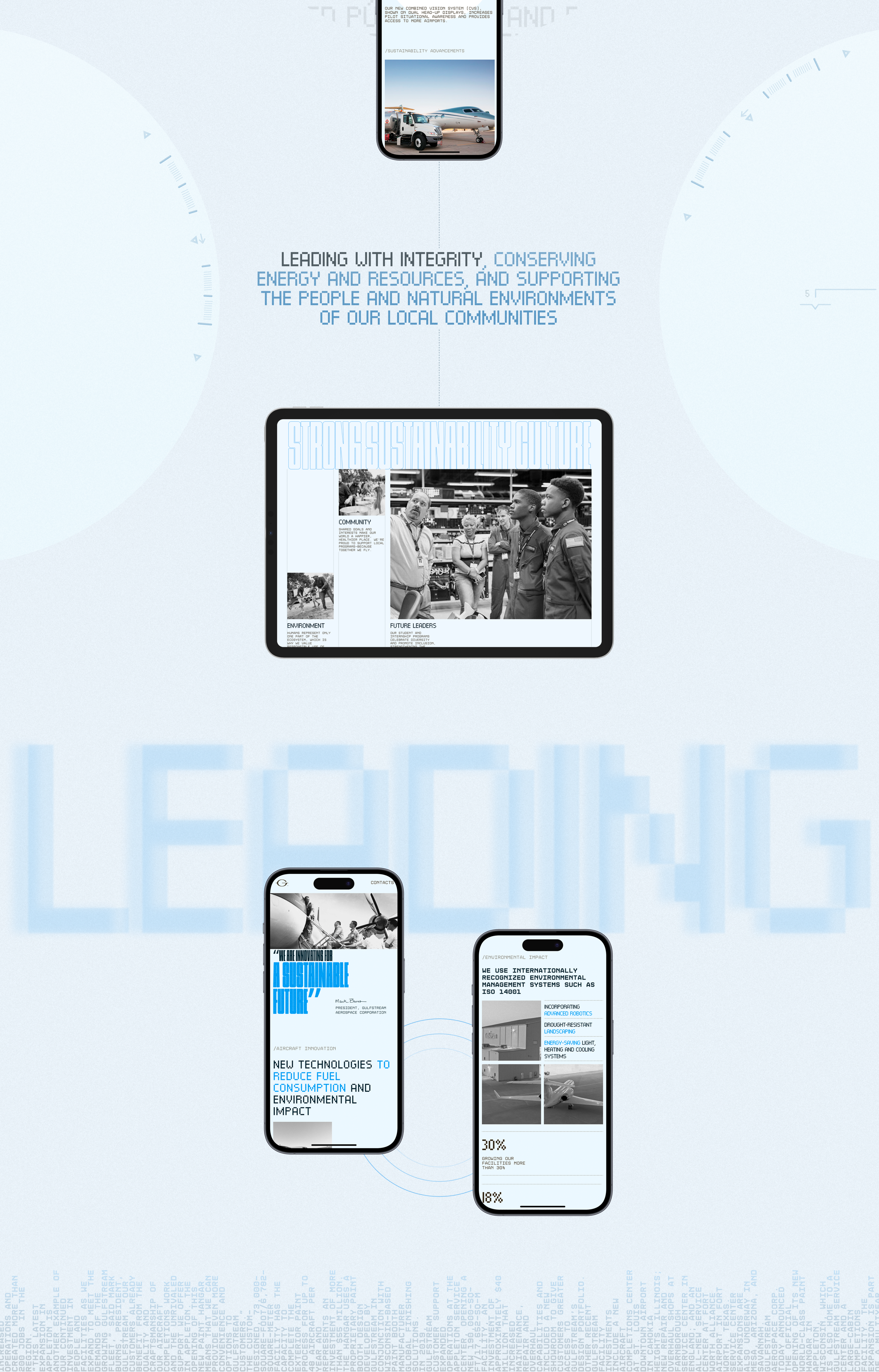 Gulfstream | Corporate website Redesign — Изображение №11 — Интерфейсы, Брендинг на Dprofile