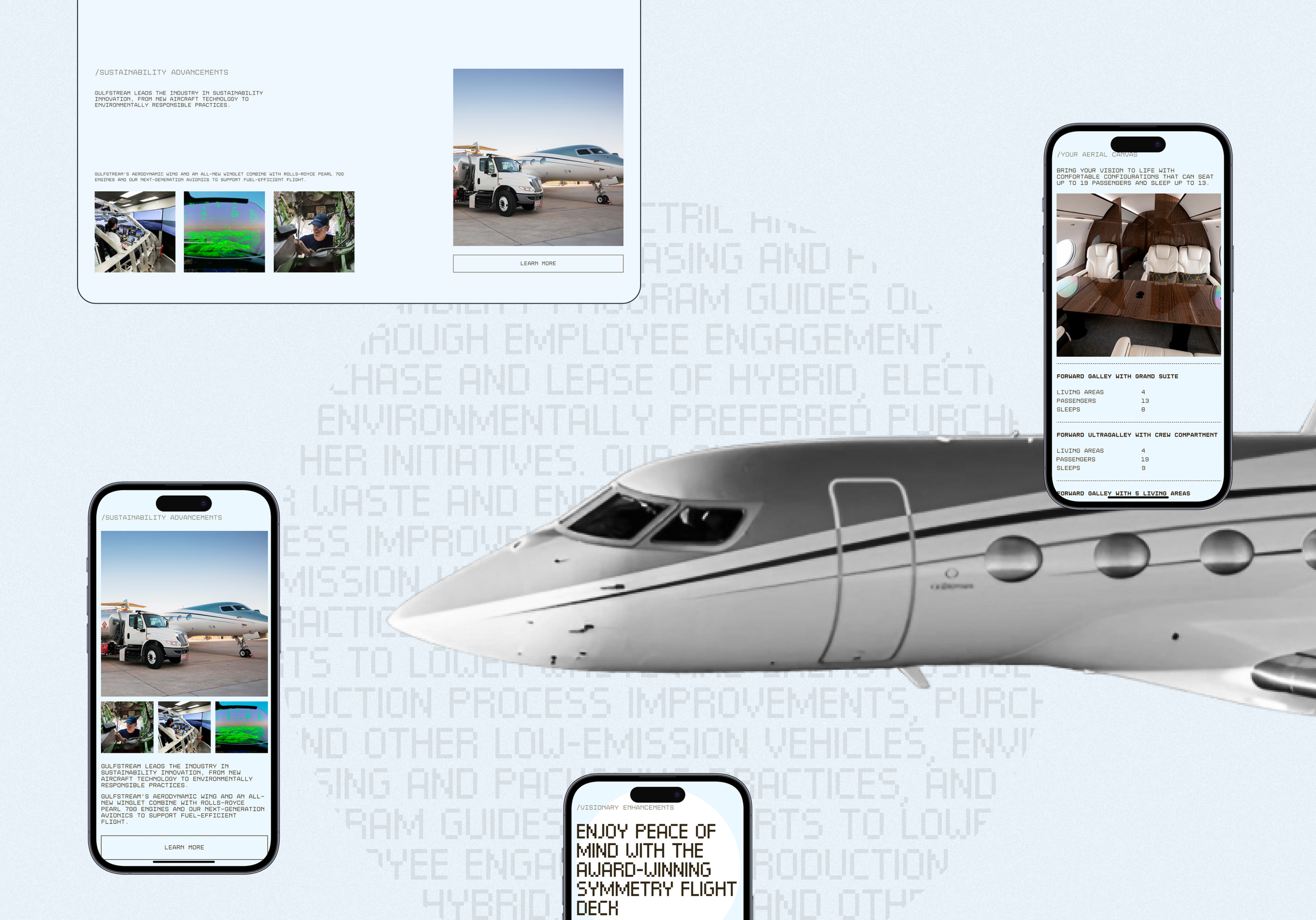 Gulfstream | Corporate website Redesign — Изображение №10 — Интерфейсы, Брендинг на Dprofile