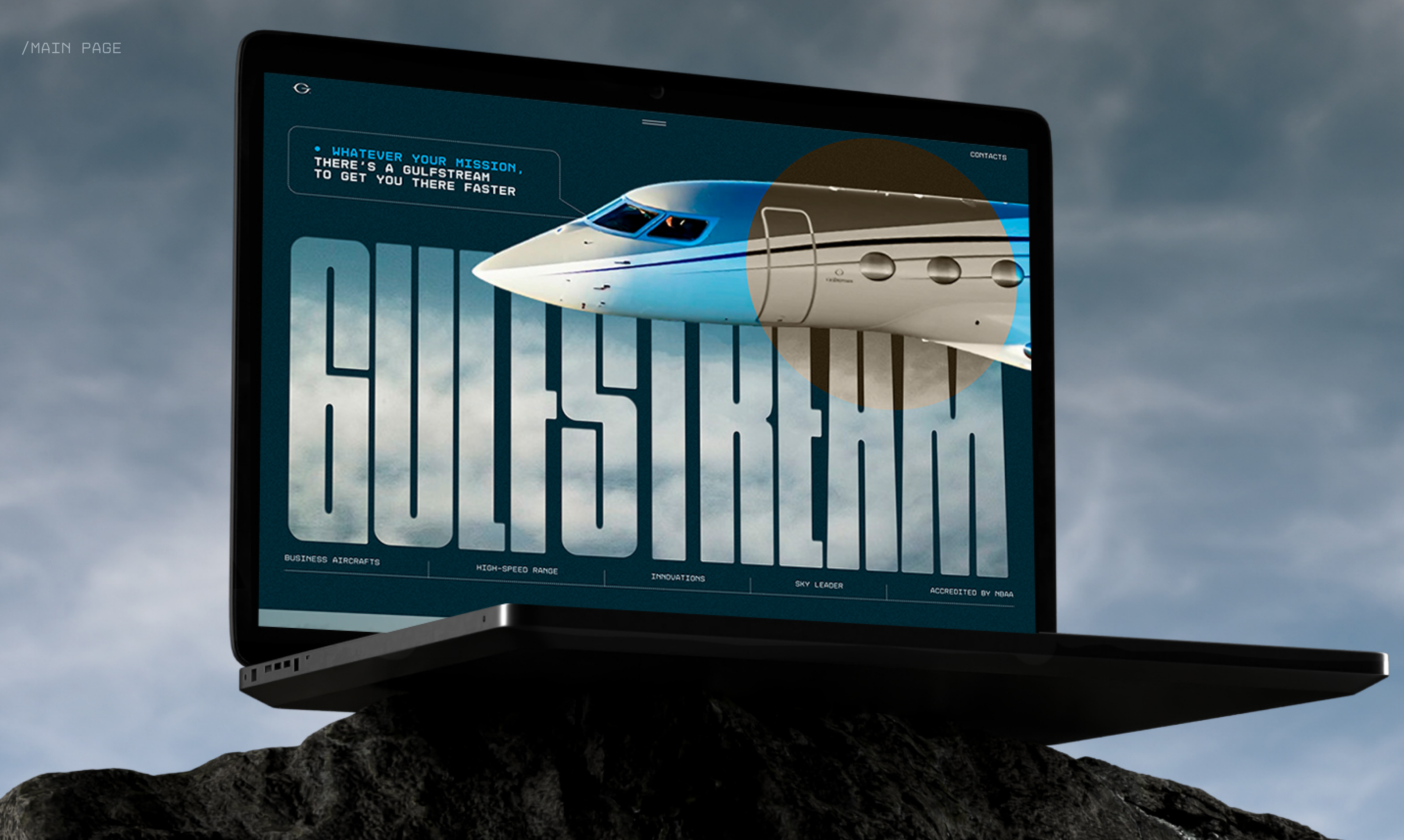 Gulfstream | Corporate website Redesign — Изображение №3 — Интерфейсы, Брендинг на Dprofile