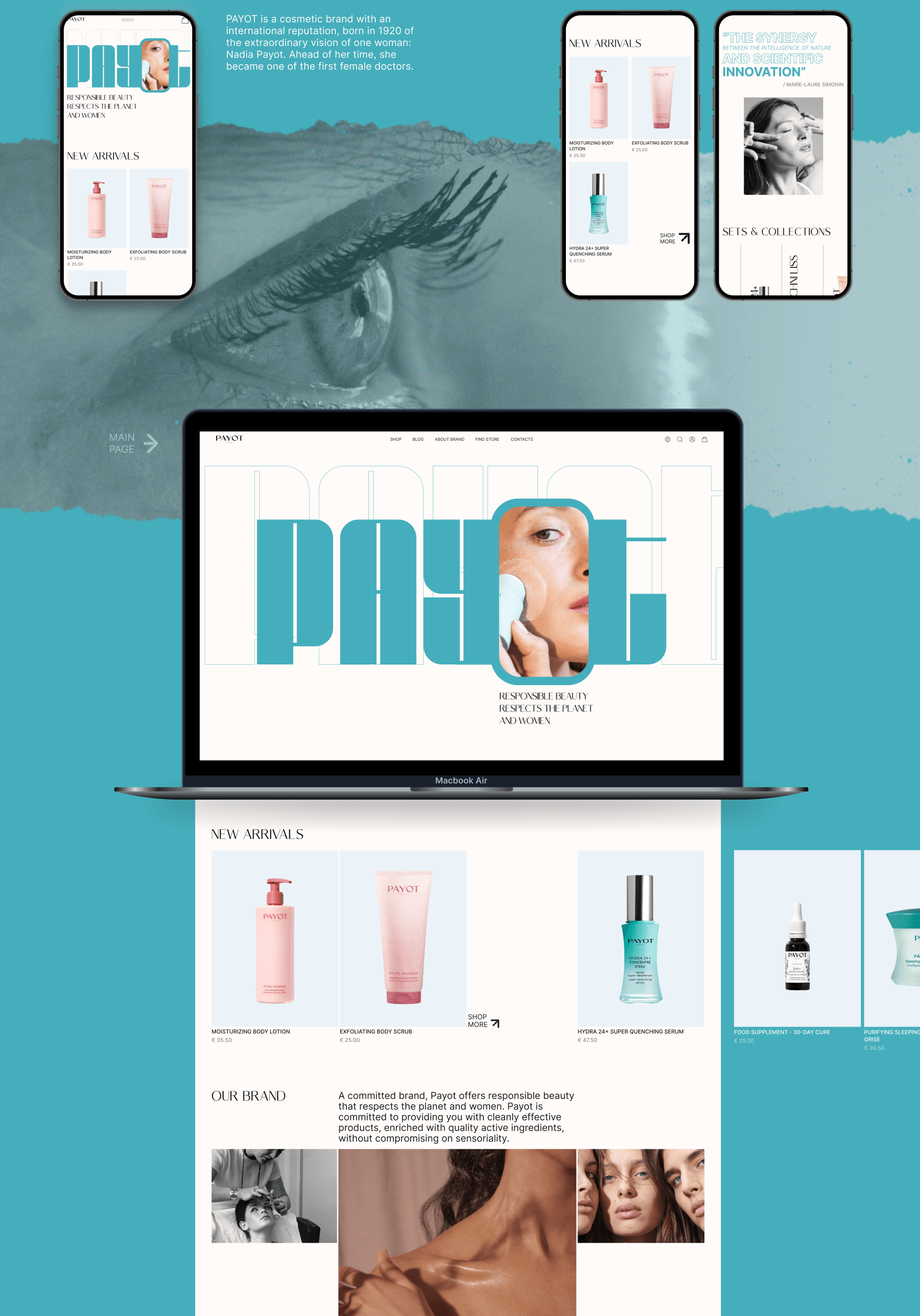 PAYOT | E-commerce redesign — Изображение №2 — Интерфейсы на Dprofile