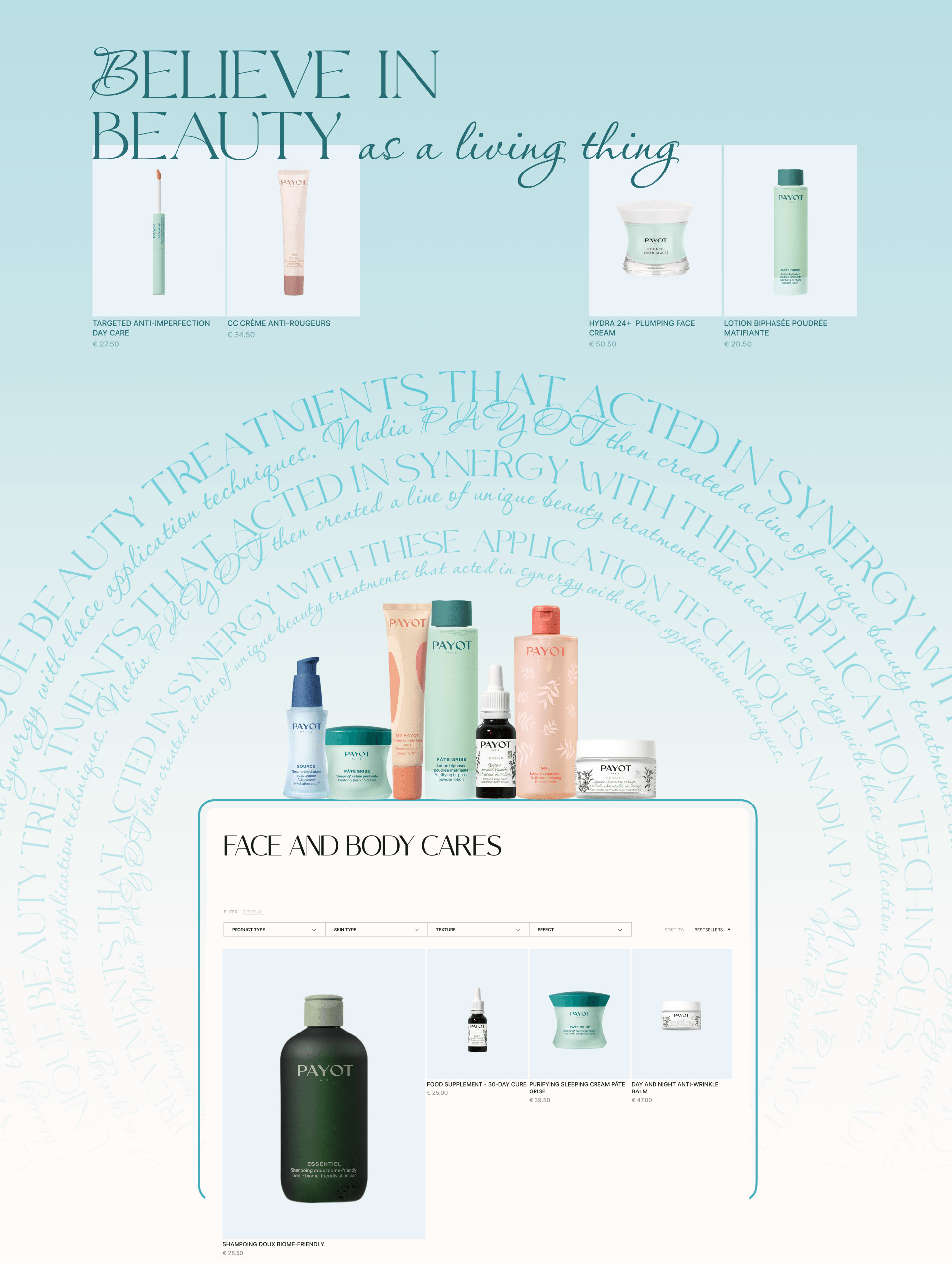 PAYOT | E-commerce redesign — Изображение №4 — Интерфейсы на Dprofile