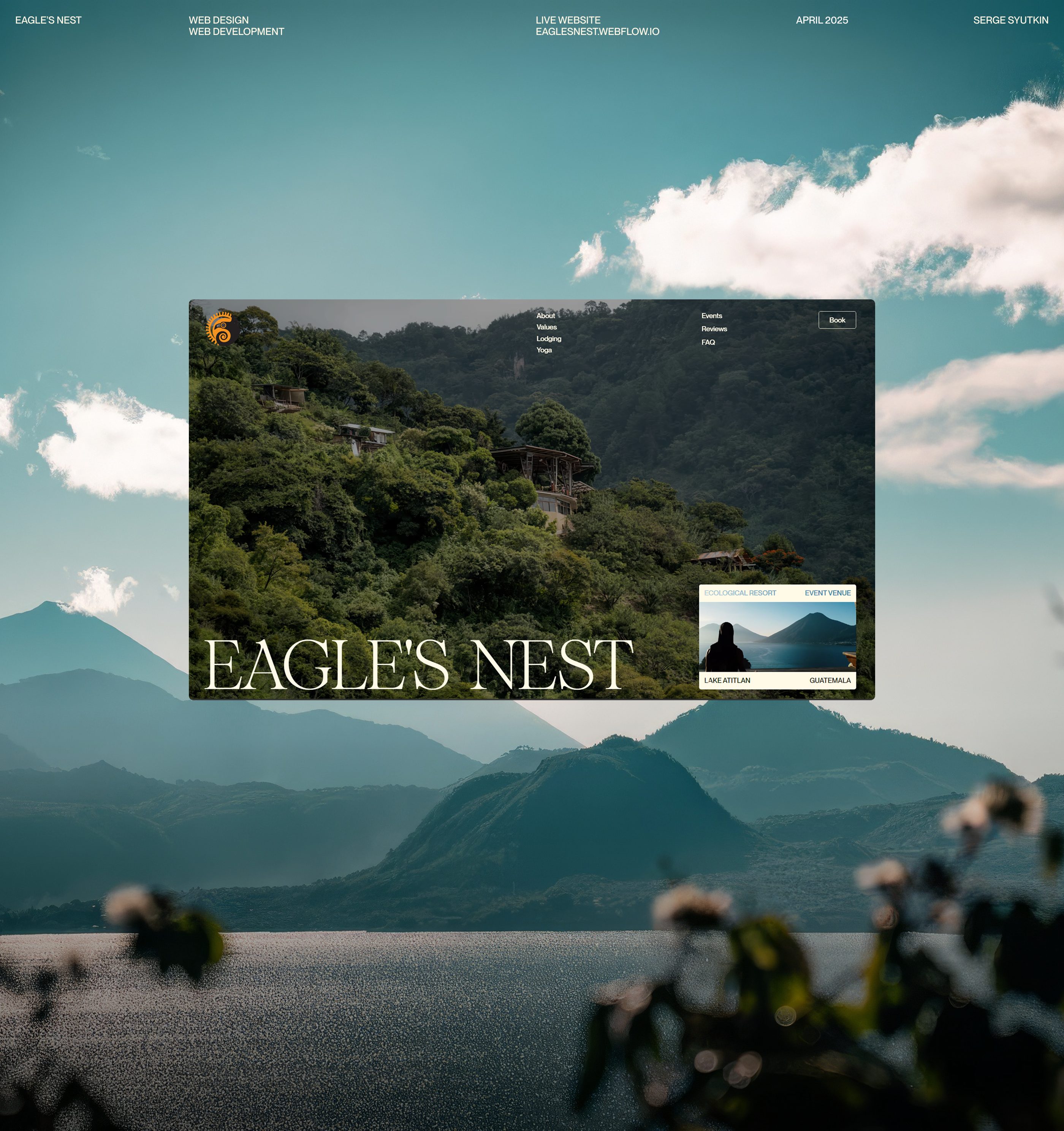Eagle's Nest: design & webflow-dev — Изображение №1 — Интерфейсы, Анимация на Dprofile