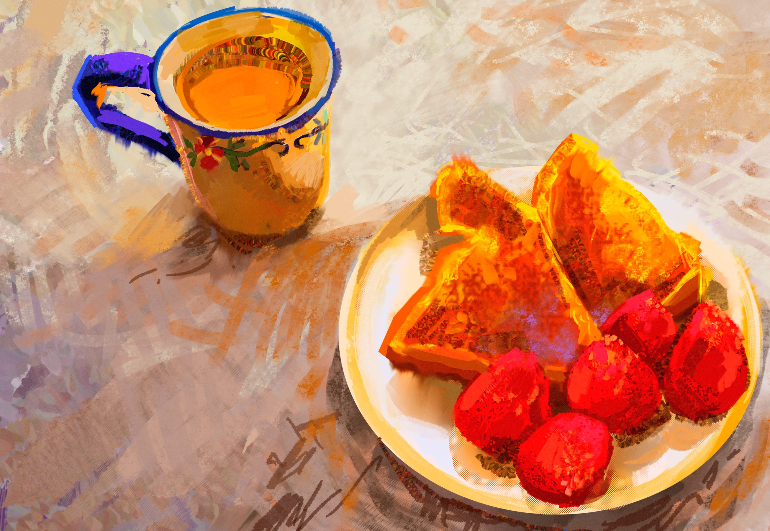 Еда — Изображение №1 — Иллюстрация на Dprofile