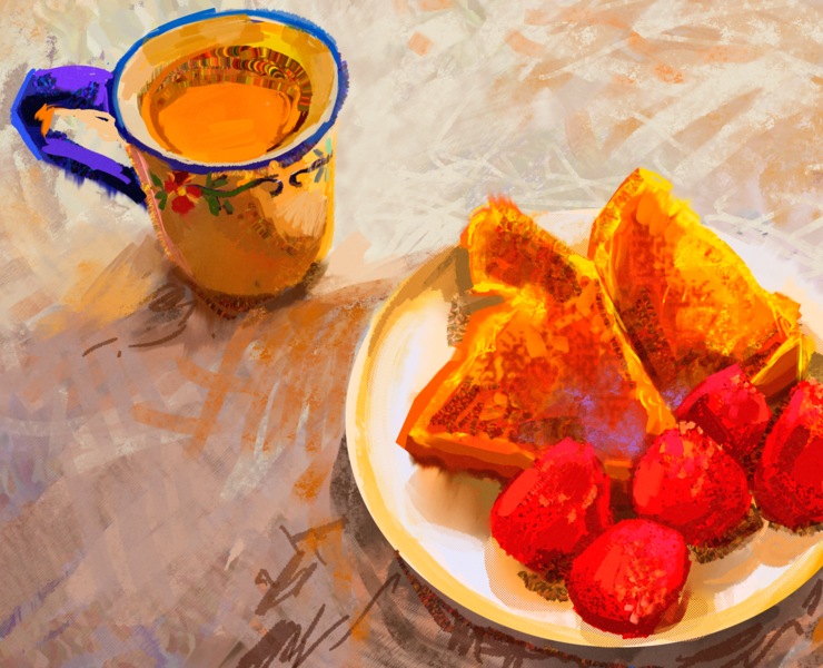 Еда — Иллюстрация на Dprofile