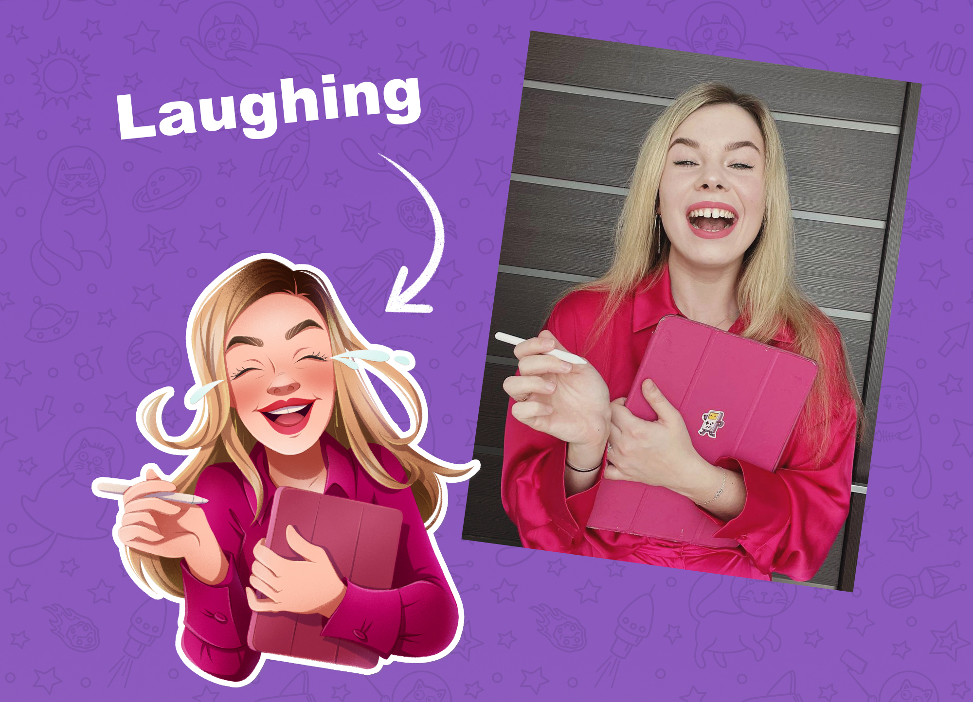 Portrait sticker pack — Изображение №7 — Иллюстрация, Графика на Dprofile