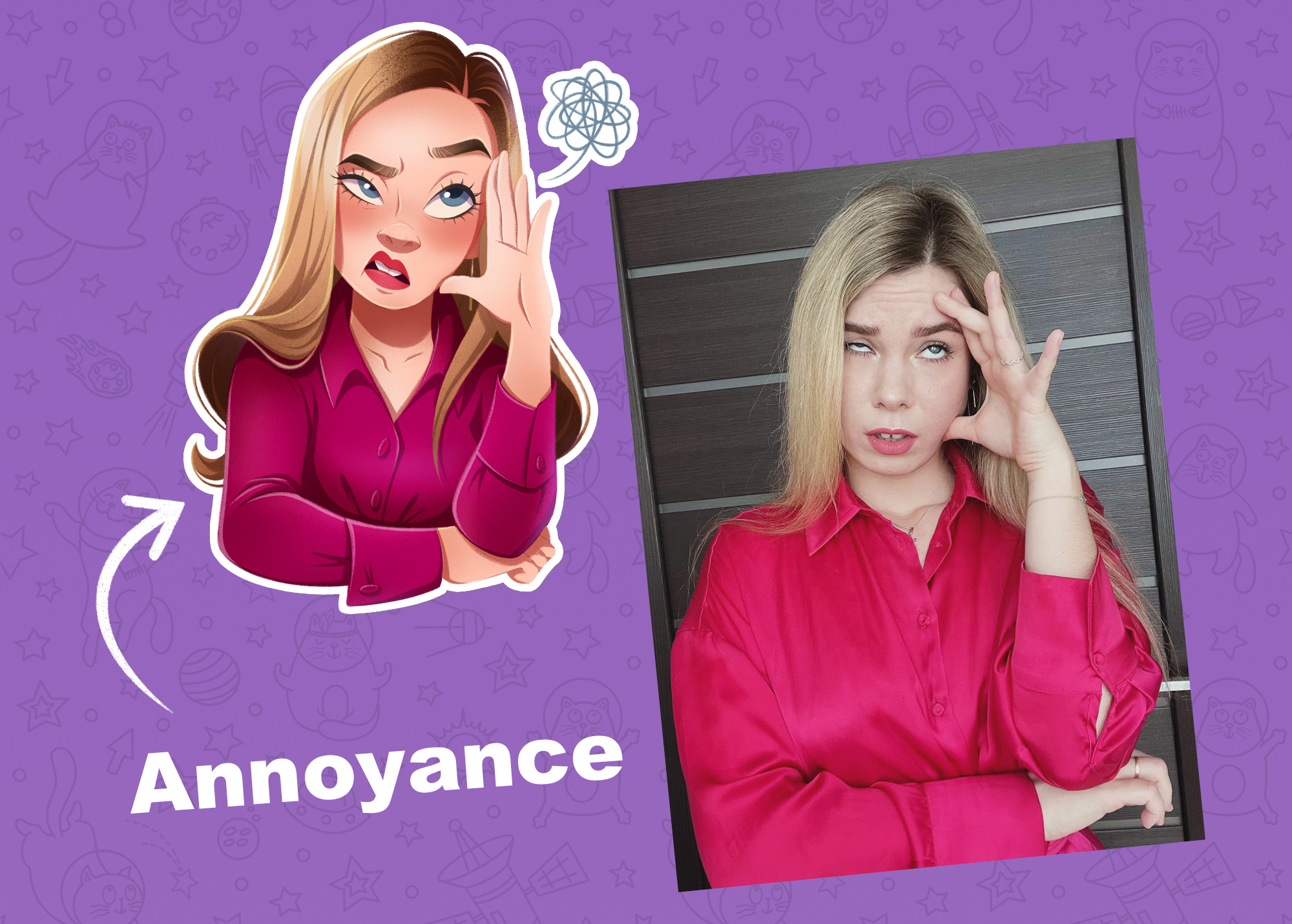 Portrait sticker pack — Изображение №9 — Иллюстрация, Графика на Dprofile