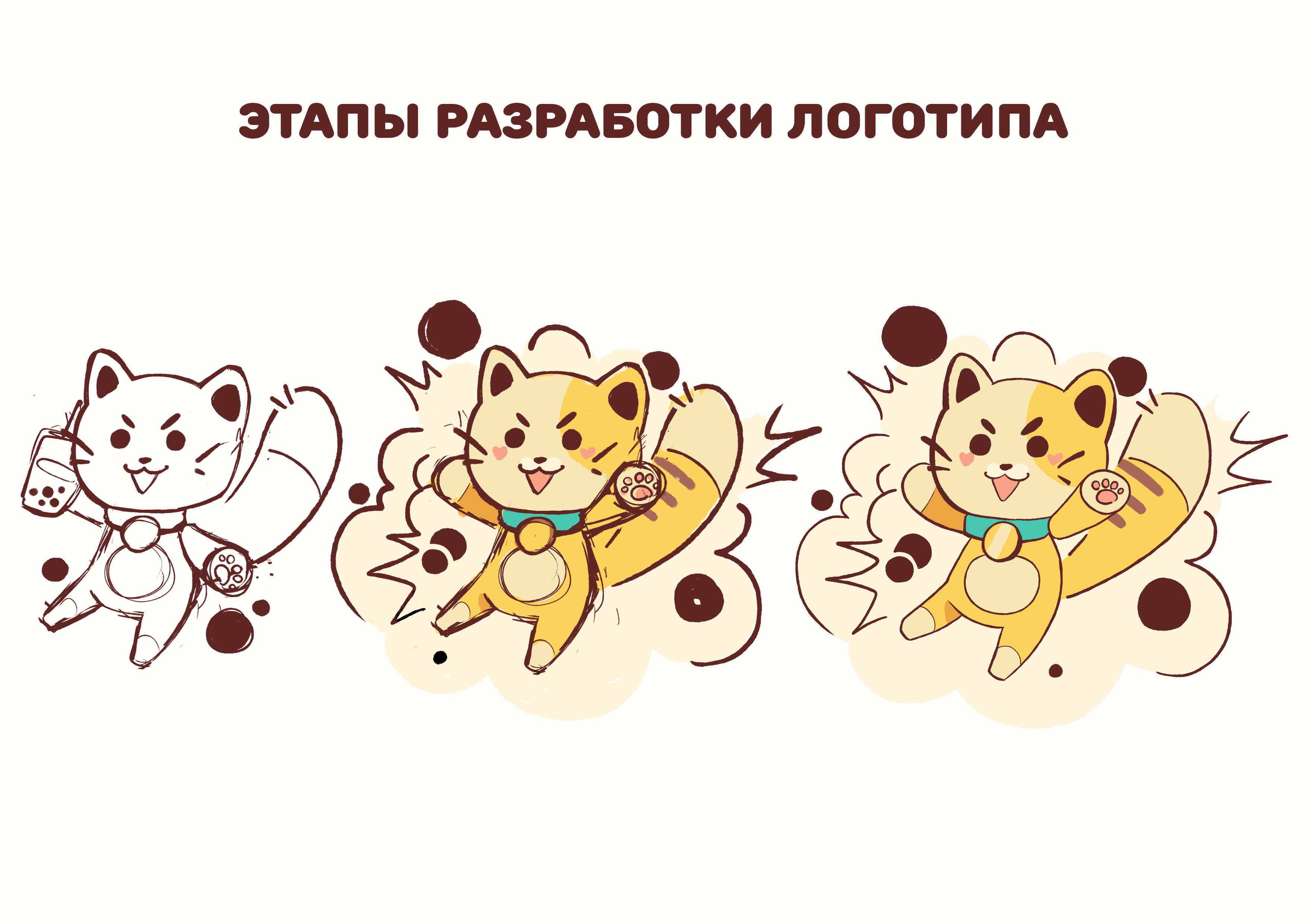 Разработка Фирменного Стиля для сети Бабл-ти кафе — Изображение №3 — Брендинг на Dprofile