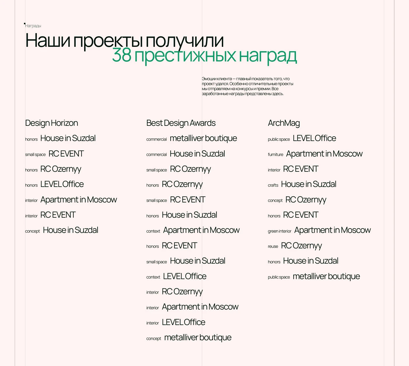 Корпоративный сайт для студии дизайна интерьера — Изображение №15 — Интерфейсы на Dprofile