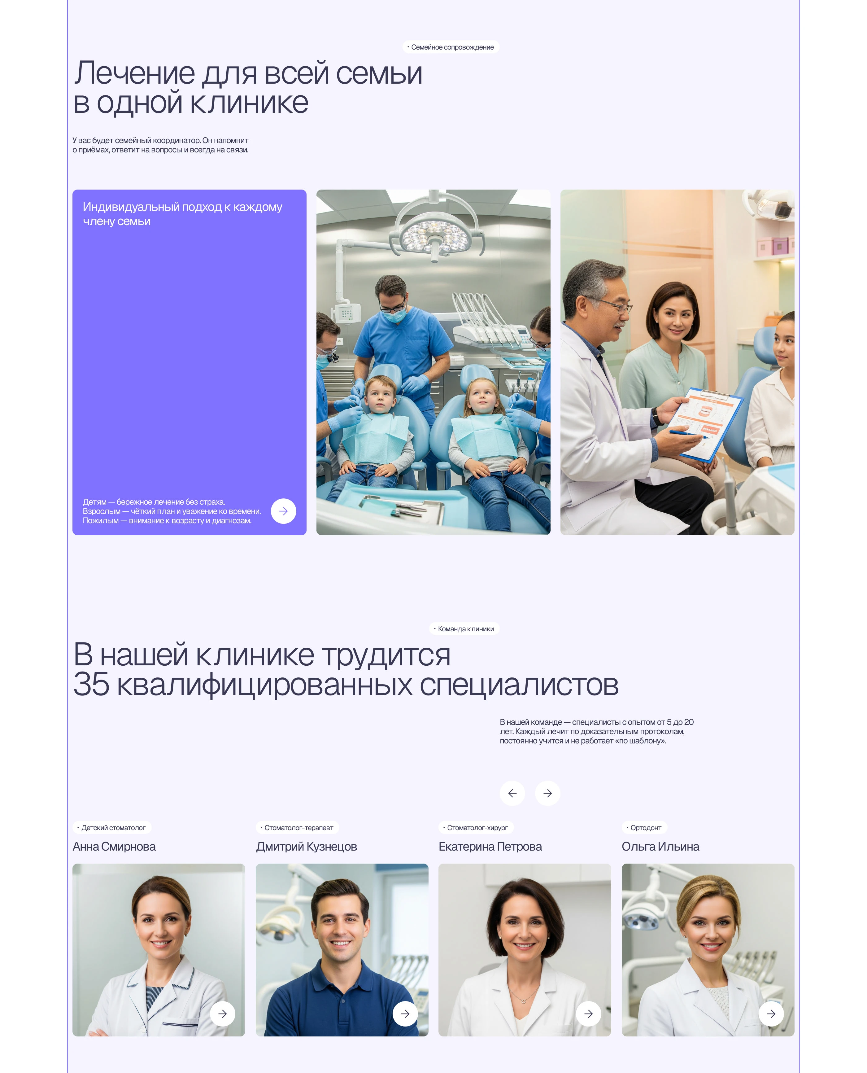 Корпоративный сайт для прогрессивной стоматологии — Изображение №10 — Интерфейсы на Dprofile