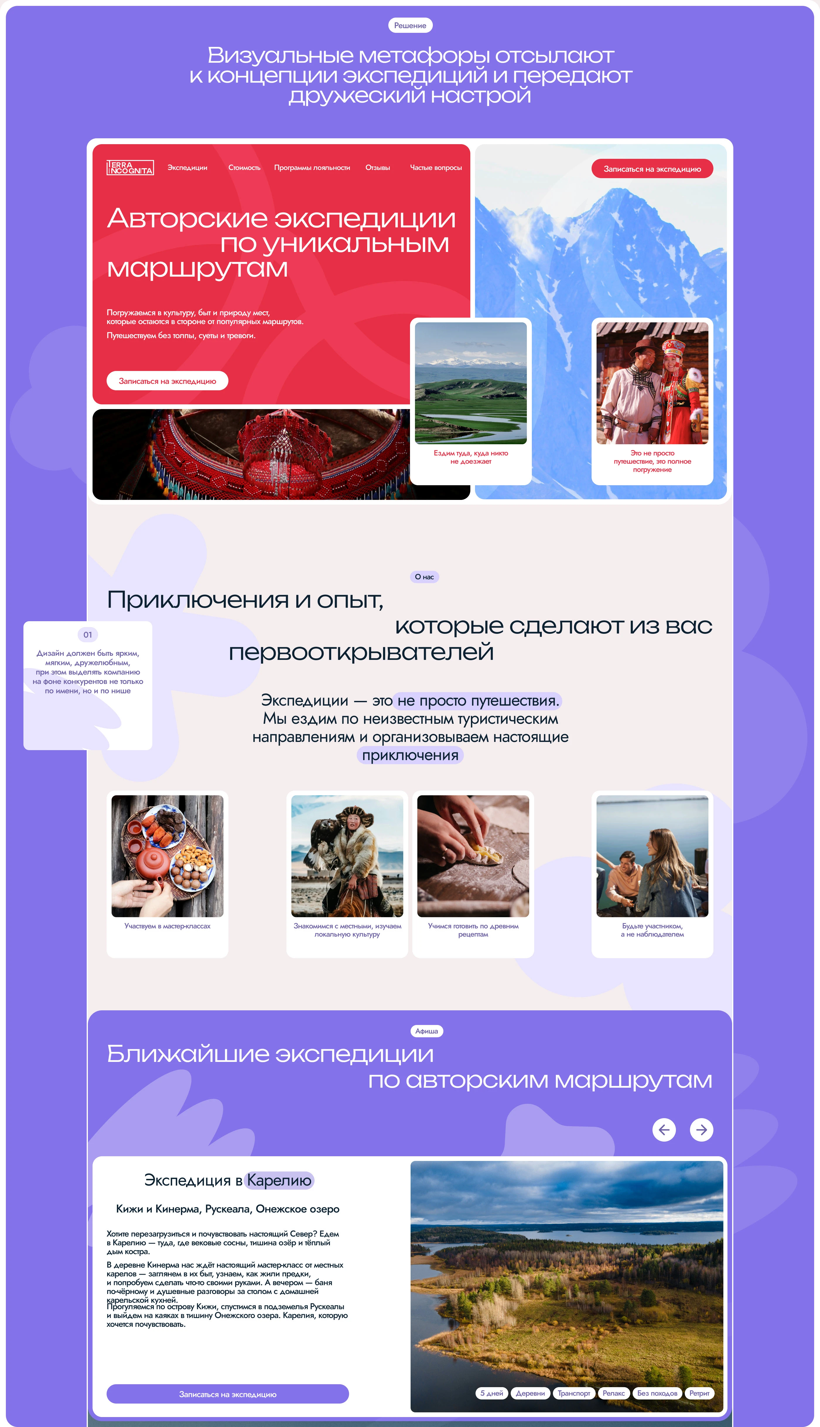 Авторские экспедиции по уникальным маршрутам — Изображение №6 — Интерфейсы на Dprofile