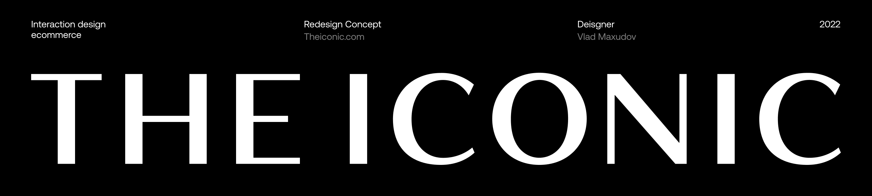 THE ICONIC — Concept Ecommerce Website — Изображение №1 — Интерфейсы на Dprofile