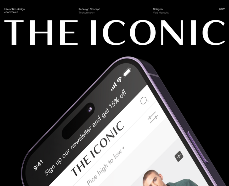 THE ICONIC — Concept Ecommerce Website — Интерфейсы на Dprofile