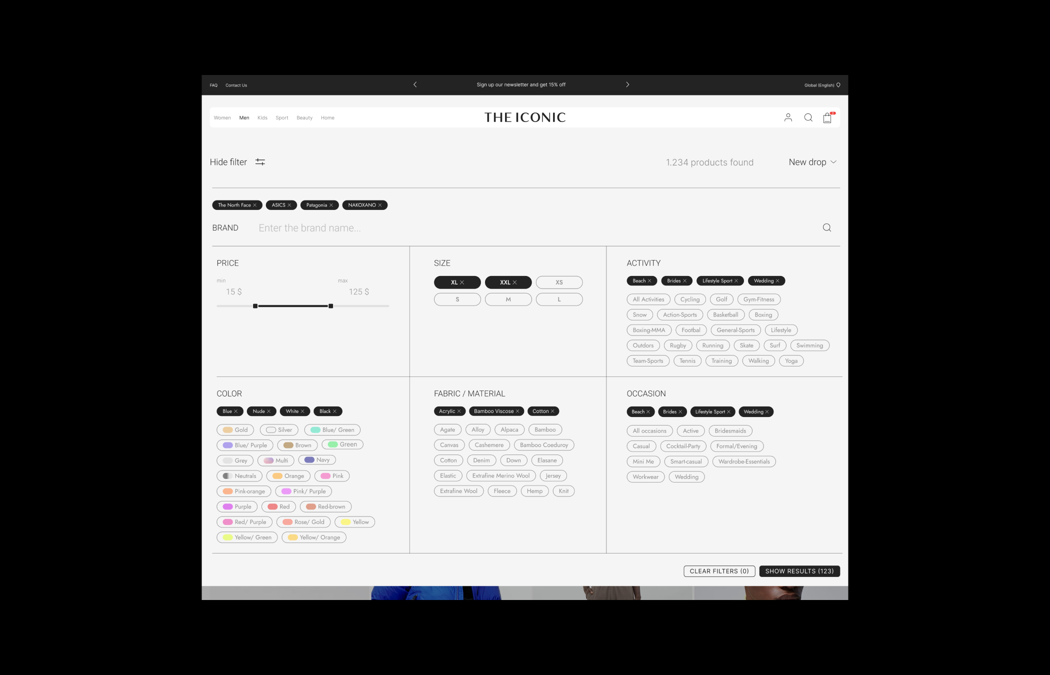 THE ICONIC — Concept Ecommerce Website — Изображение №8 — Интерфейсы на Dprofile