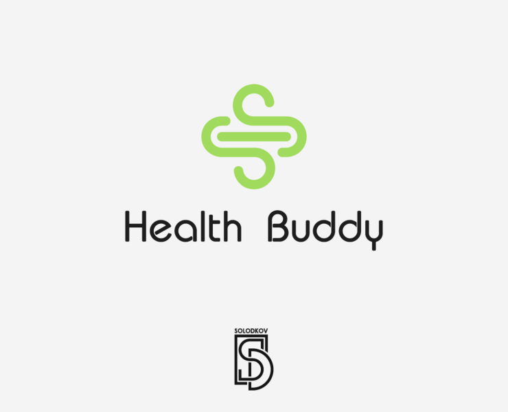 Pharmacy logo design "Health Buddy" — Брендинг на Dprofile