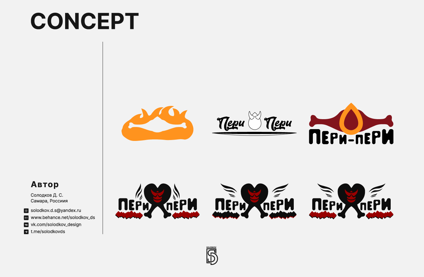 Logo design for chicken restaurant "Peri-Peri" — Изображение №2 — Брендинг на Dprofile