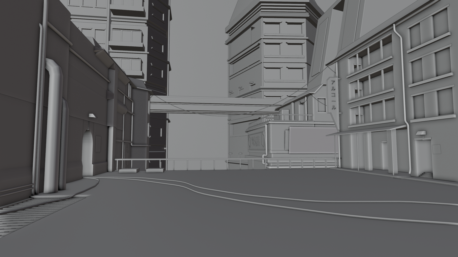 Cyberpunk street — Изображение №2 — Графика, 3D на Dprofile