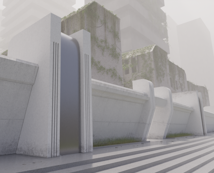 Concrete city — Графика, 3D на Dprofile