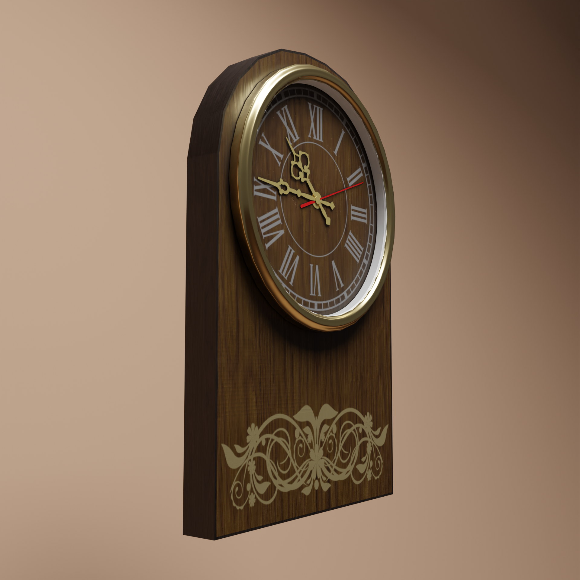 Soviet wall clock — Изображение №1 — Графика, 3D на Dprofile