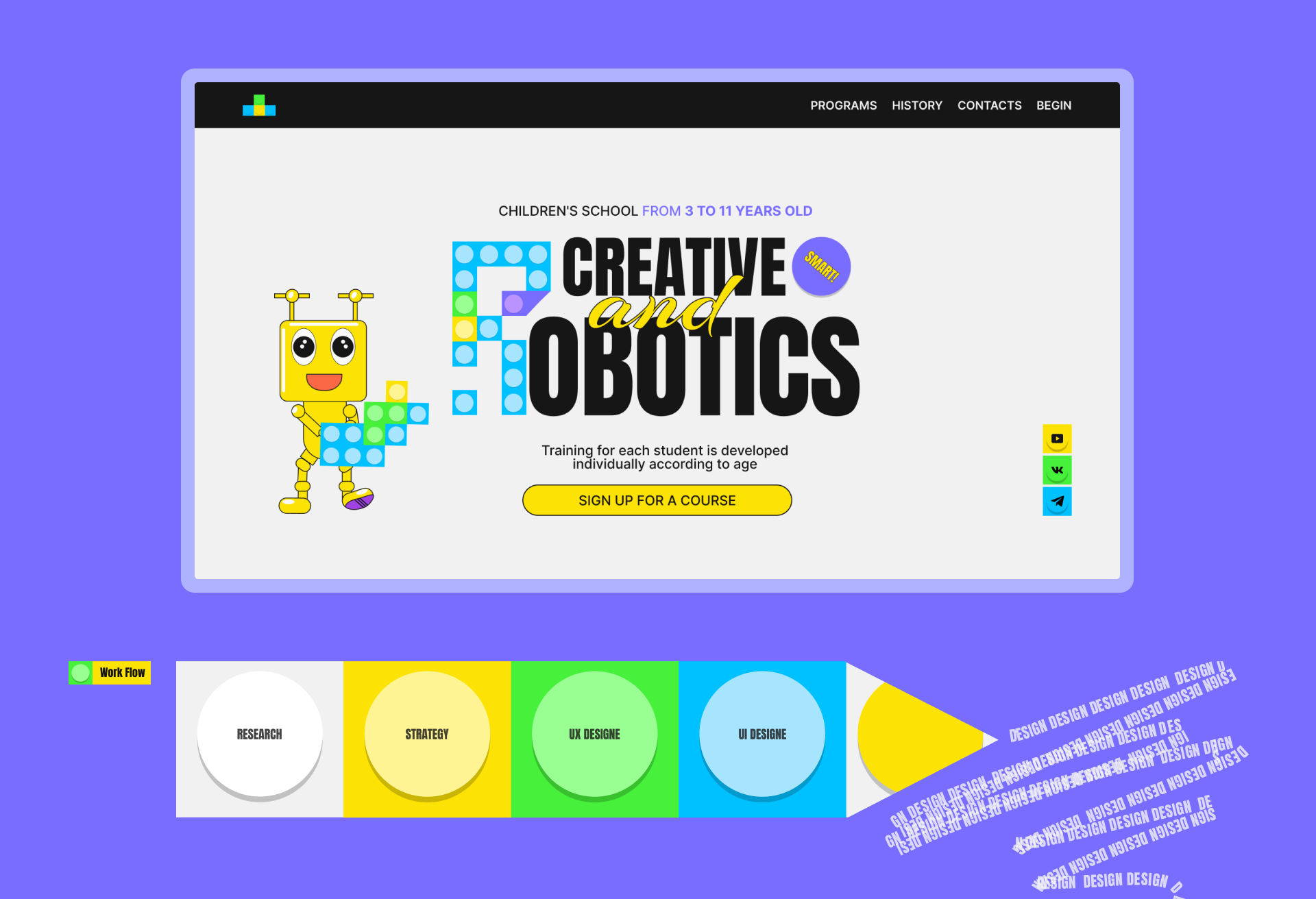Creative Robotics- SCHOOL — Изображение №3 — Интерфейсы, Брендинг на Dprofile