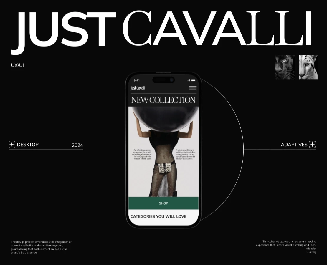 JUST CAVALLI | E-commerce на Dprofile