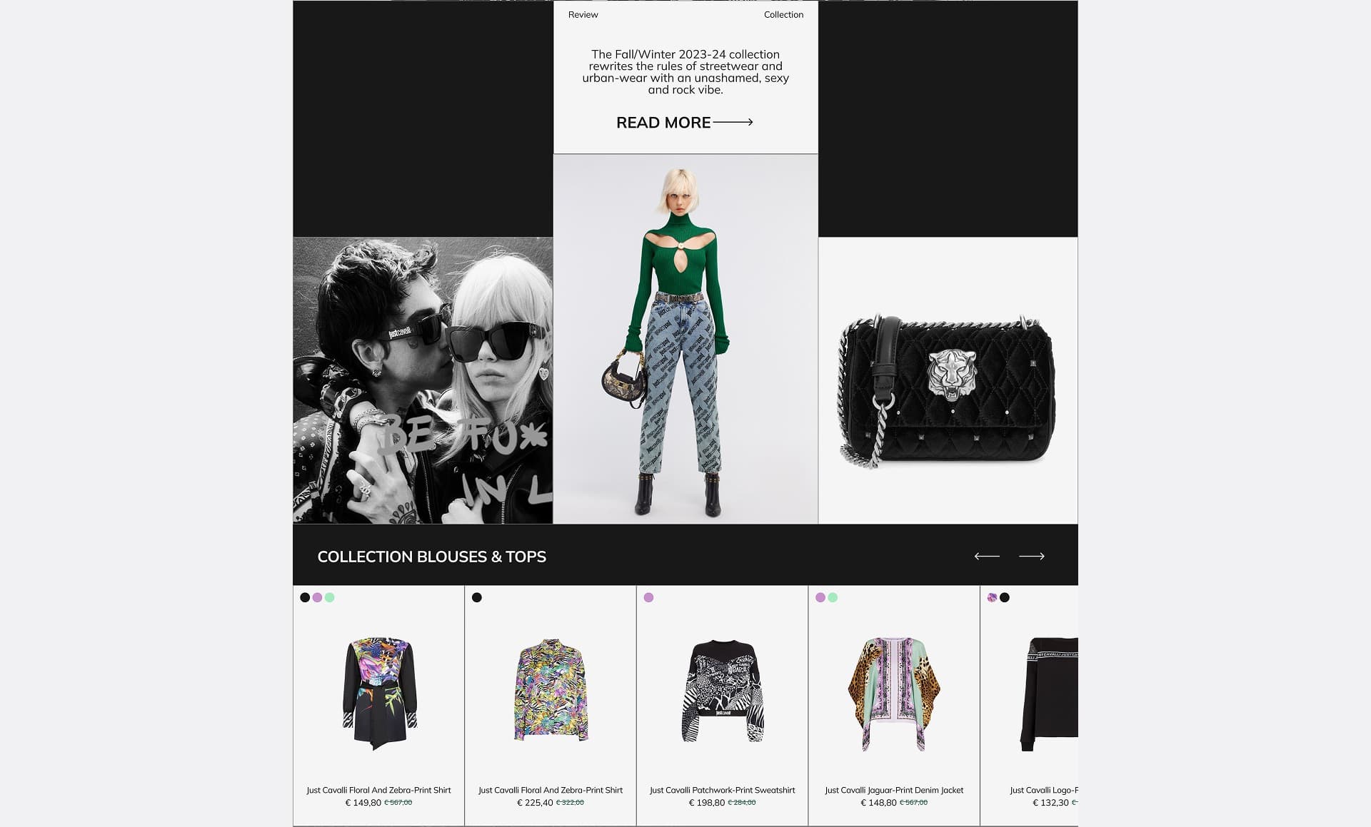 JUST CAVALLI | E-commerce — Изображение №23 — Интерфейсы на Dprofile
