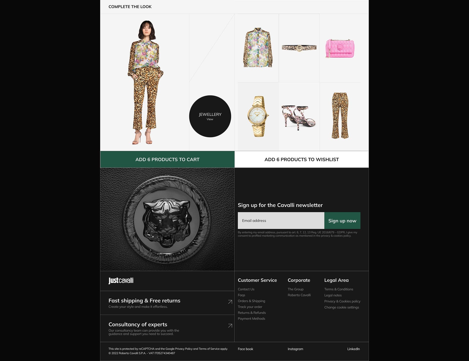 JUST CAVALLI | E-commerce — Изображение №18 — Интерфейсы на Dprofile