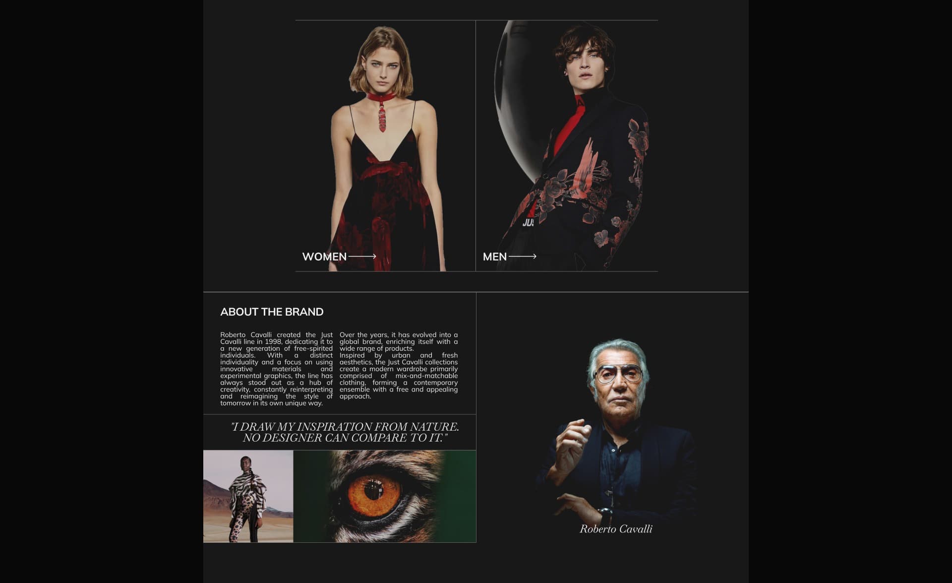 JUST CAVALLI | E-commerce — Изображение №8 — Интерфейсы на Dprofile