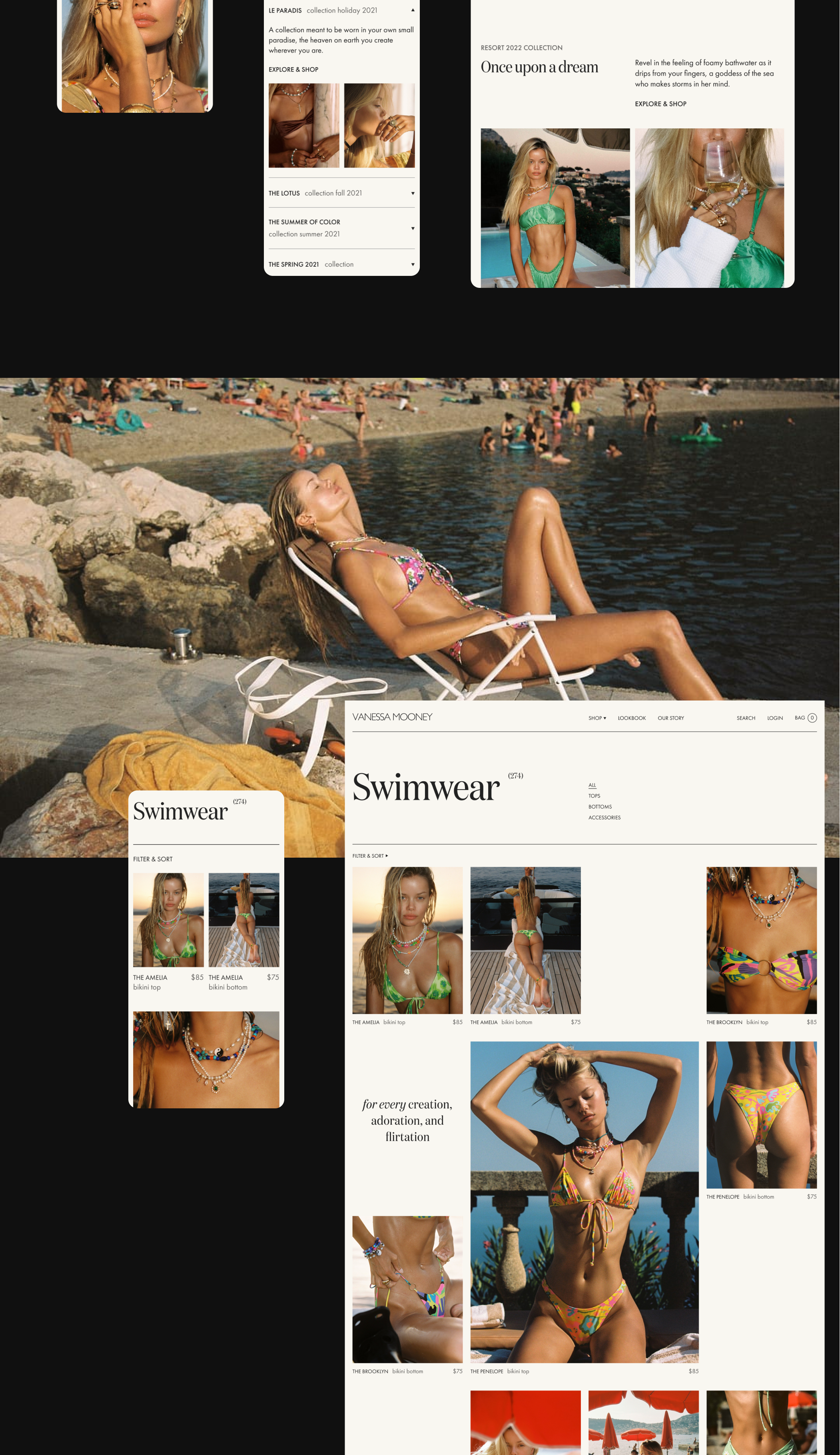VANESSA MOONEY | e-commerce redesign — Изображение №3 — Интерфейсы на Dprofile
