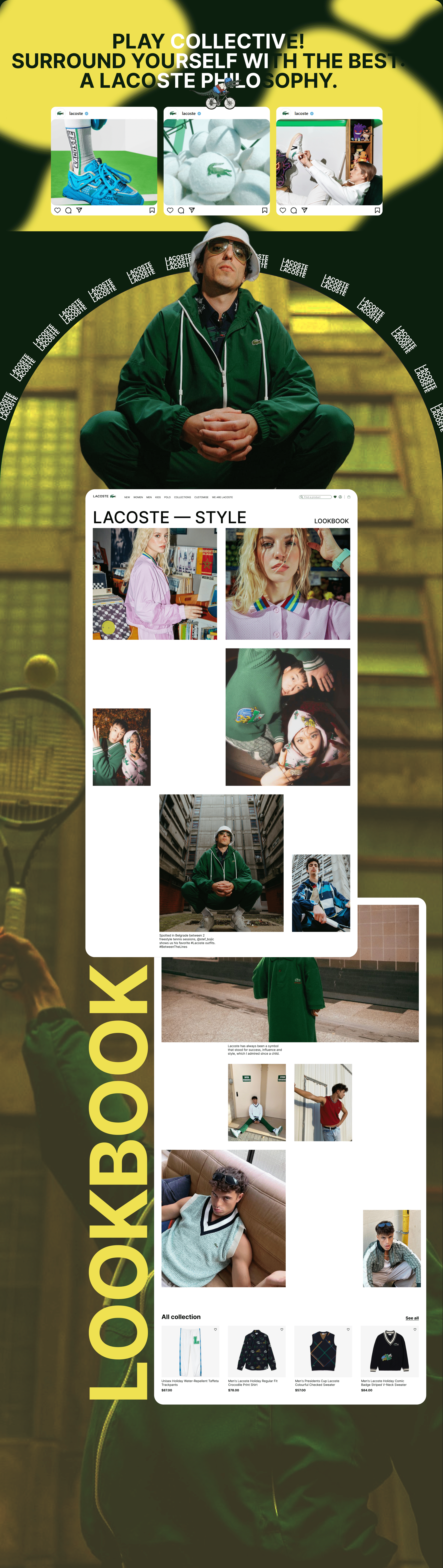 Lacoste website redesign by yoha — Изображение №6 — Маркетинг, Интерфейсы на Dprofile