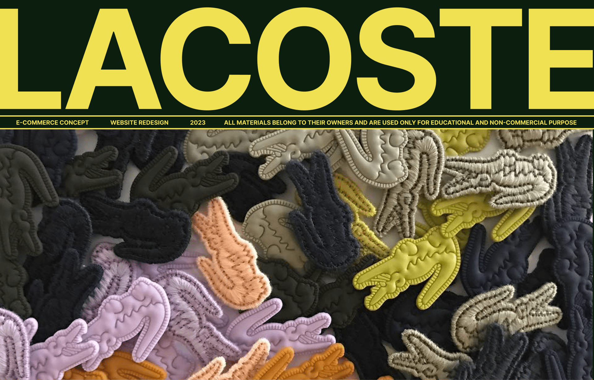 Lacoste website redesign by yoha — Изображение №1 — Маркетинг, Интерфейсы на Dprofile