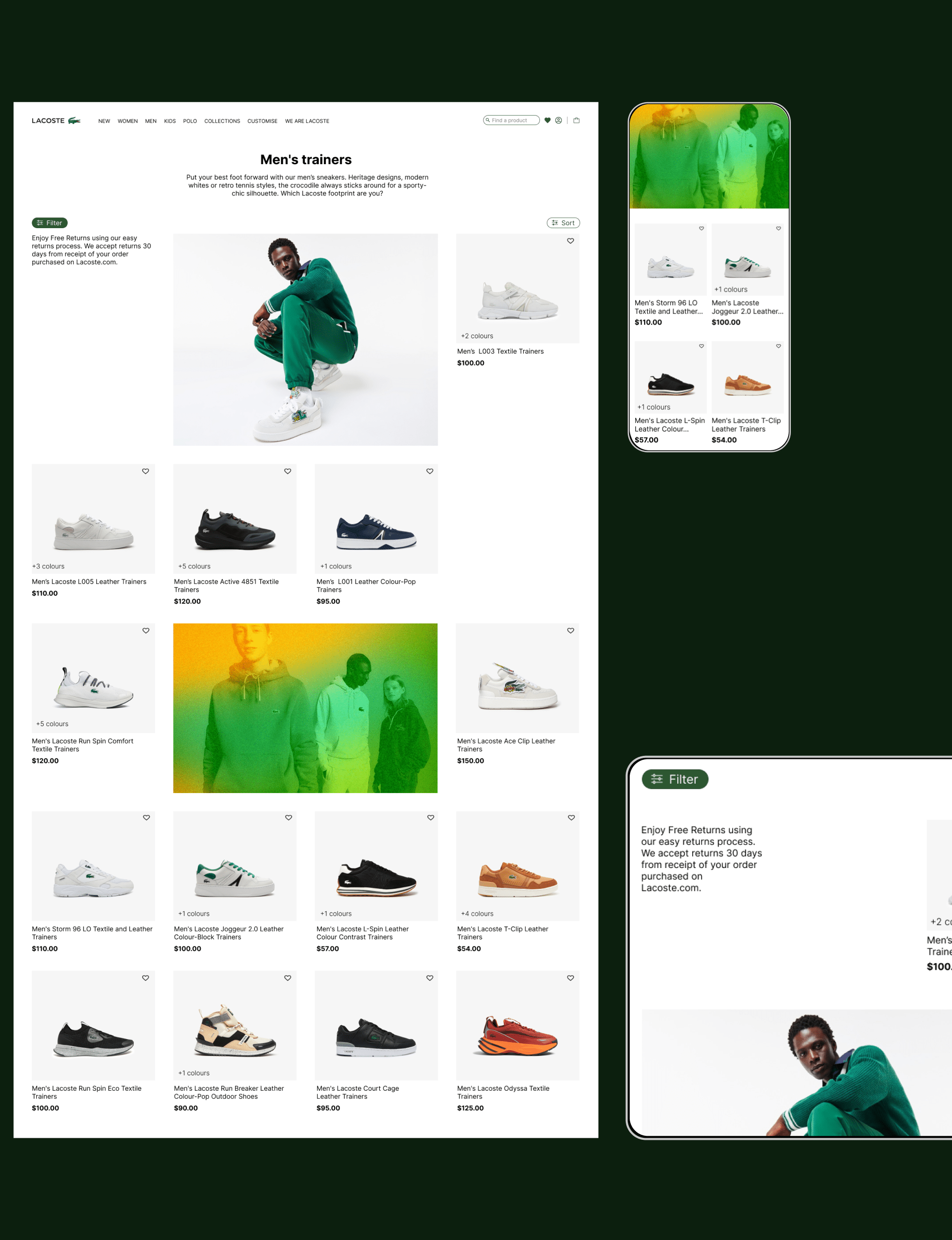 Lacoste website redesign by yoha — Изображение №5 — Маркетинг, Интерфейсы на Dprofile