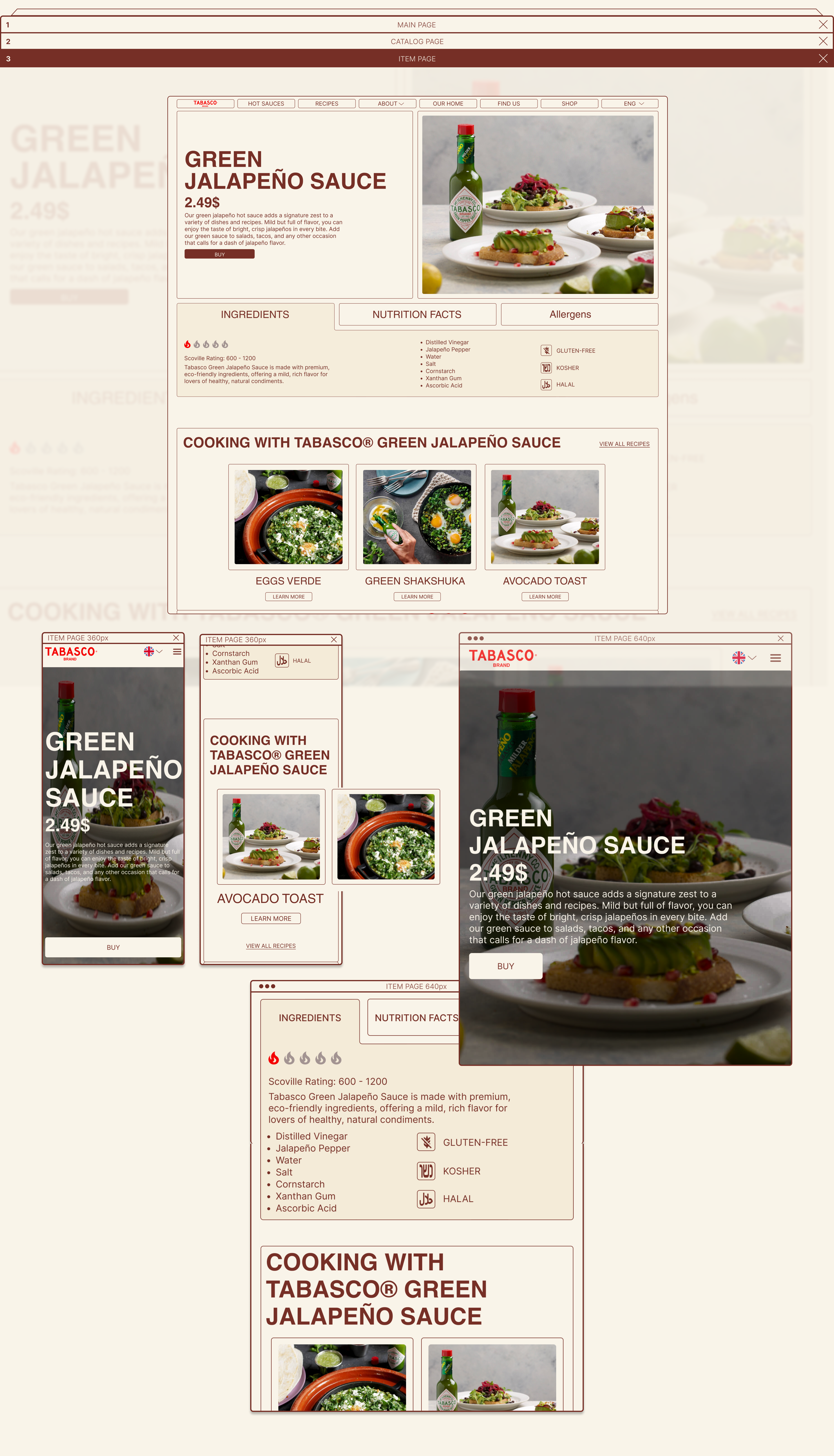 tabasco web redesign Ivan Zhernov (Yoha) — Изображение №7 — Графика, Интерфейсы на Dprofile