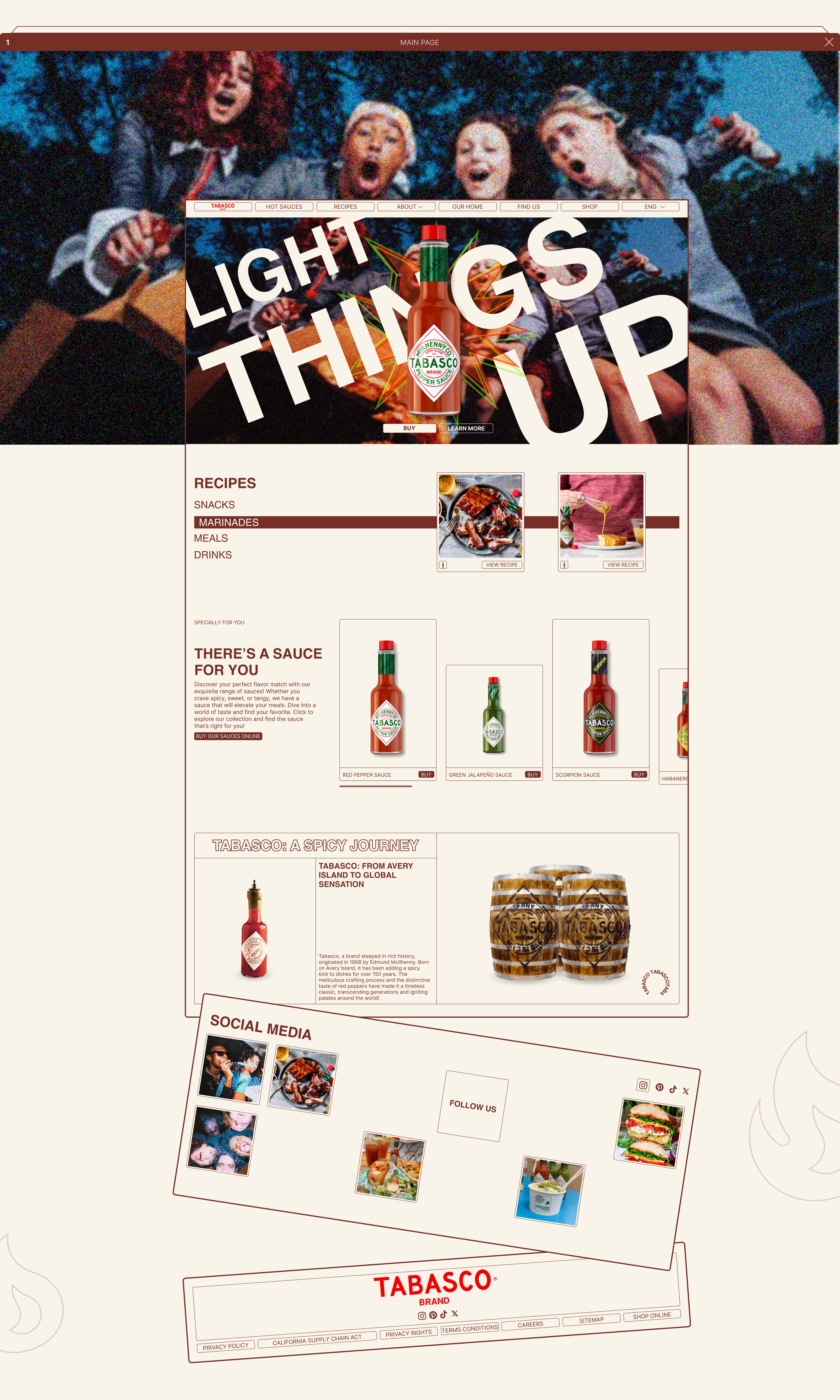 tabasco web redesign Ivan Zhernov (Yoha) — Изображение №2 — Графика, Интерфейсы на Dprofile