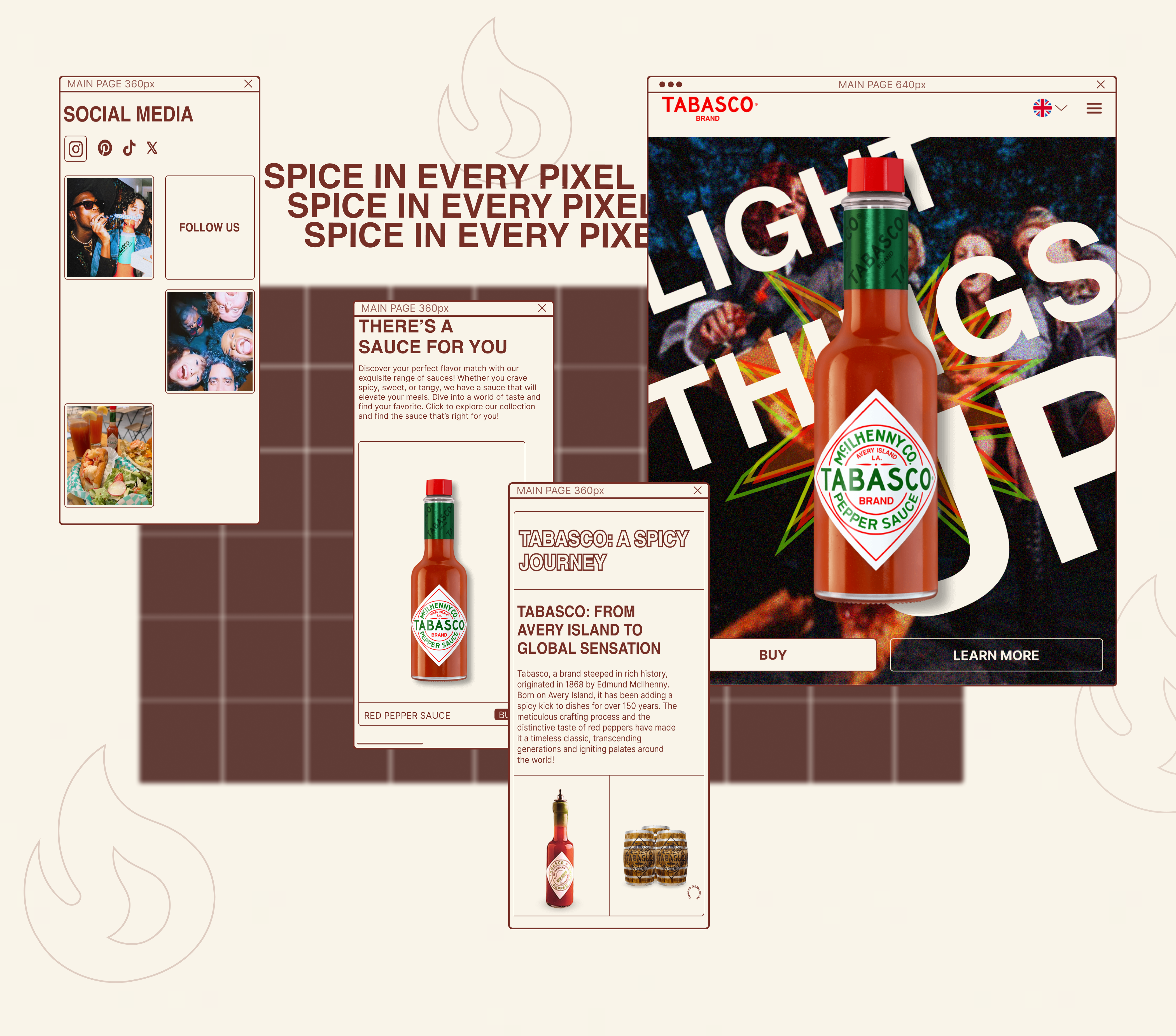 tabasco web redesign Ivan Zhernov (Yoha) — Изображение №3 — Графика, Интерфейсы на Dprofile